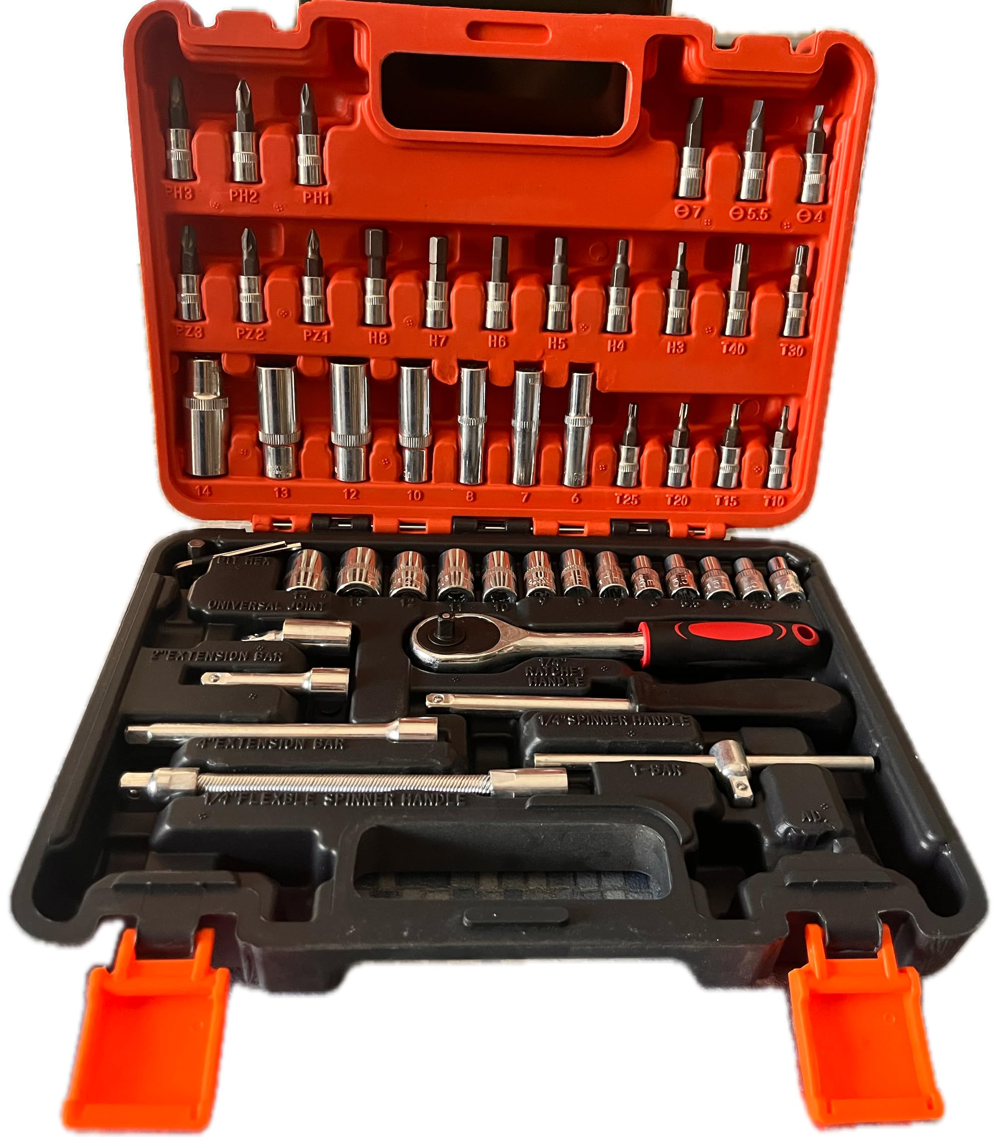 Set Chiavi a Bussola e Inserti per Avvitatore 53 Pz