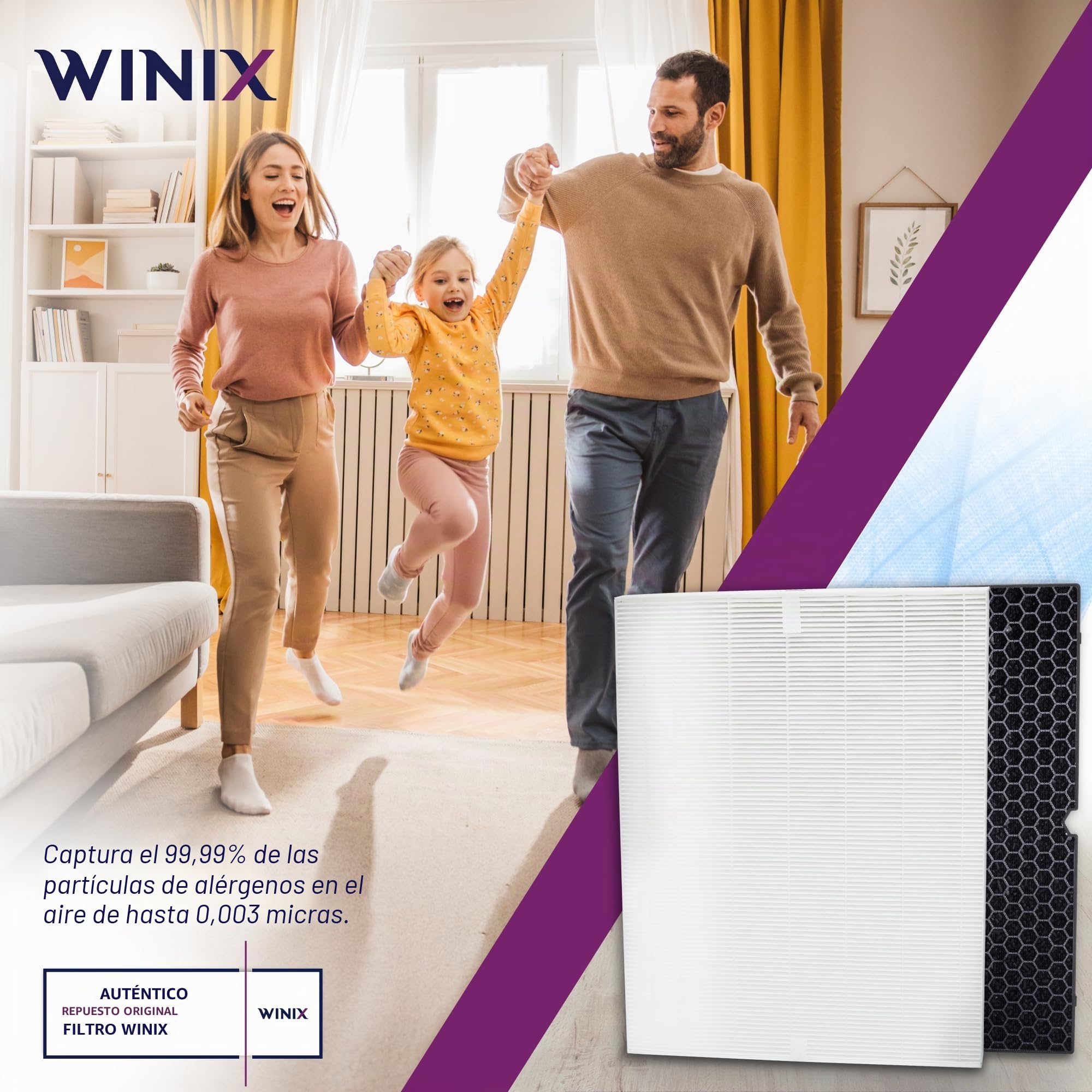 WINIX Filtro H para purificador de aire WINIX ZERO S y WINIX 2020EU