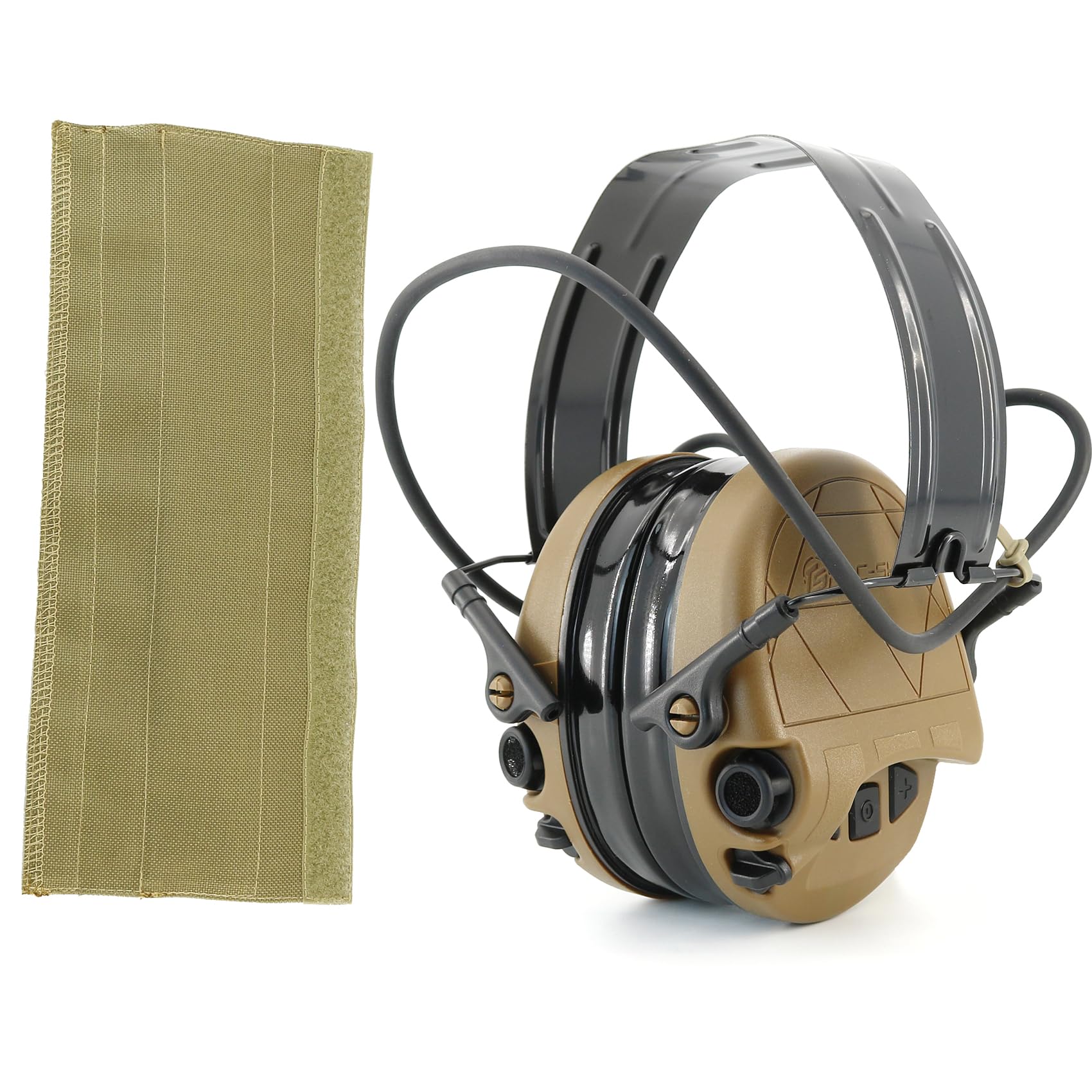 TAC300 - Auriculares electrónicos de protección auditiva, cancelación de ruido, protección auditiva para caza de airsoft