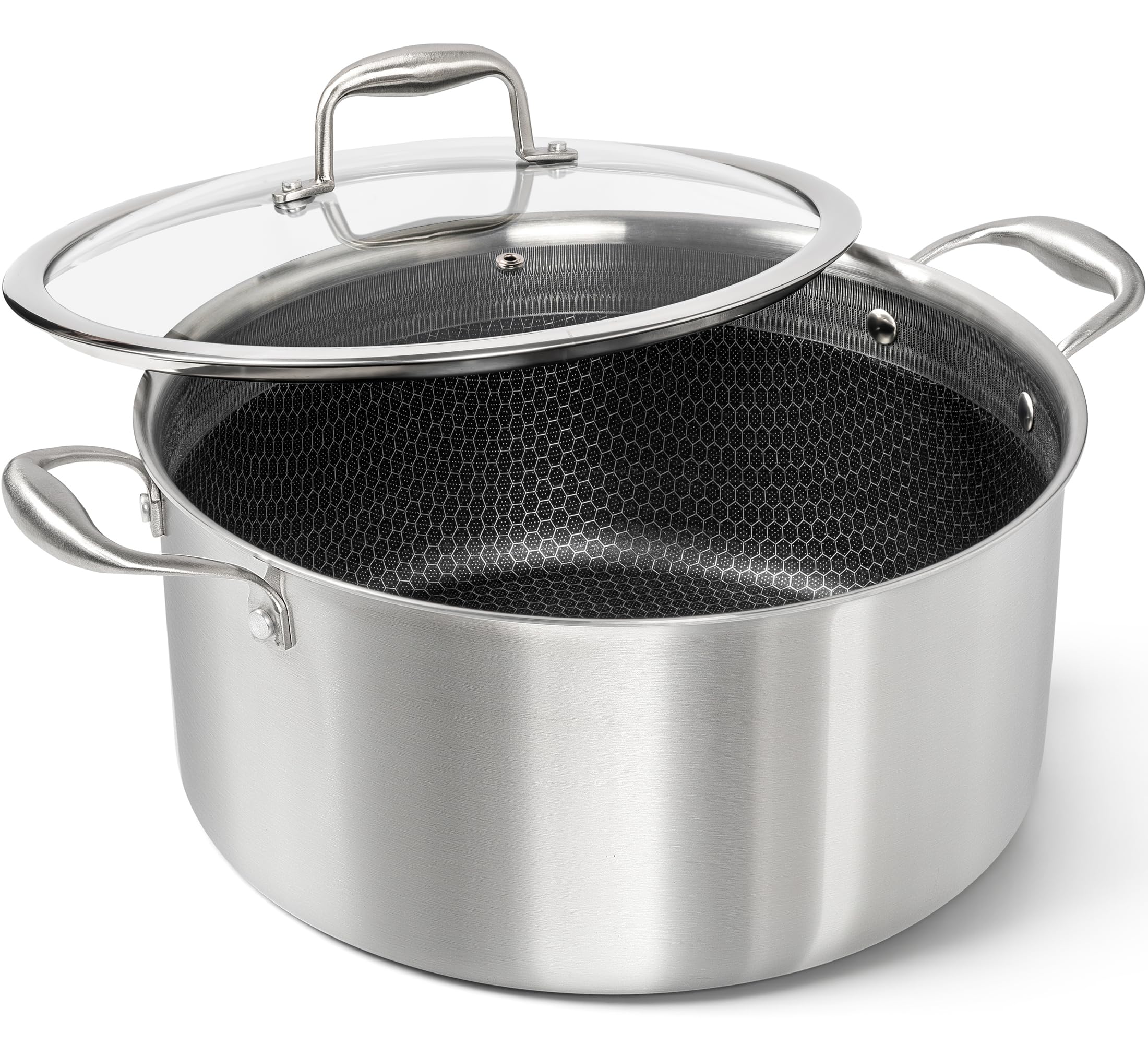 MICHELANGELO Tri-ply Stainless Steel Stock Pot