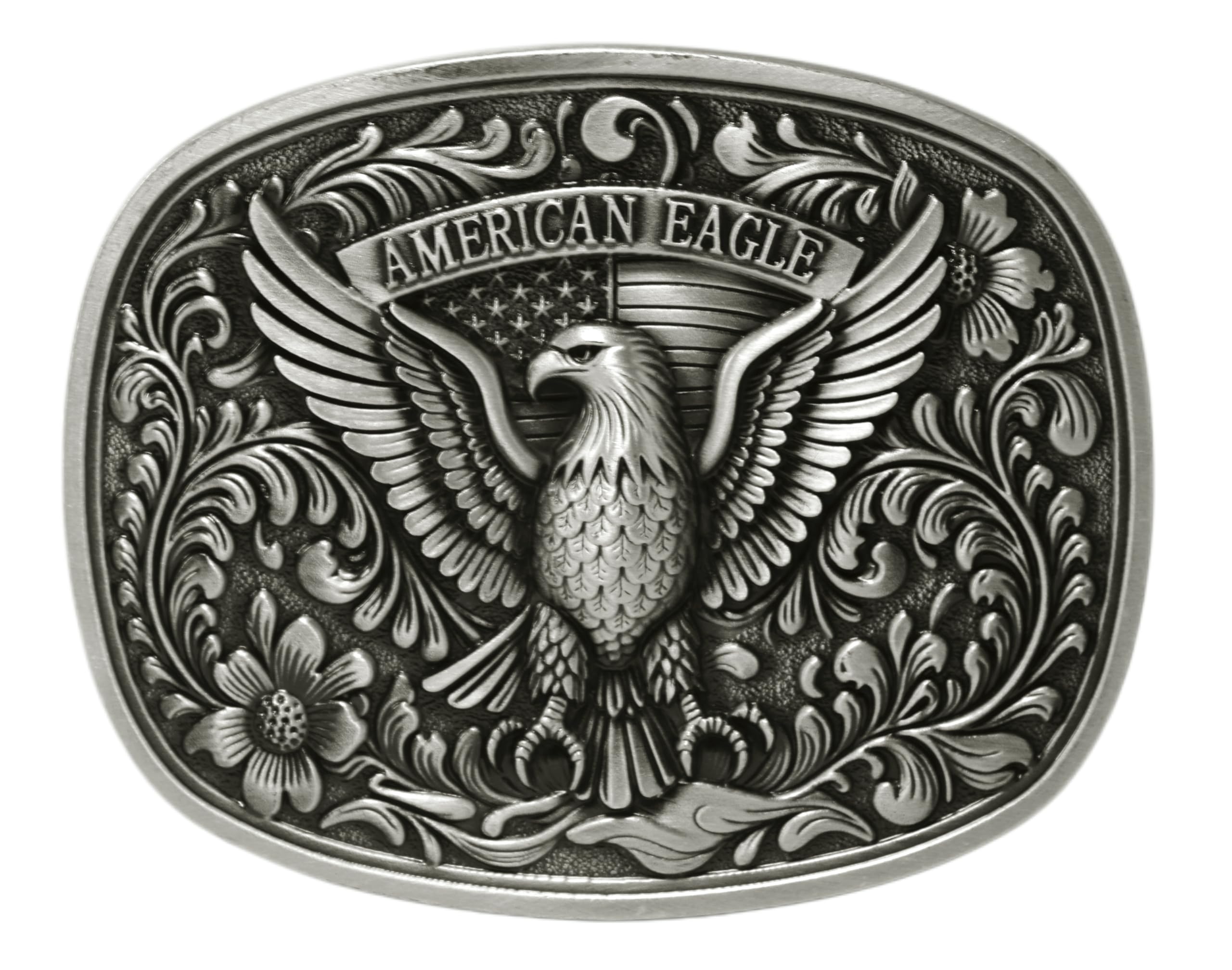 Moranse Cross Cowboy Kneeling Prayer Horse Zinc Alloy Belt Buckles