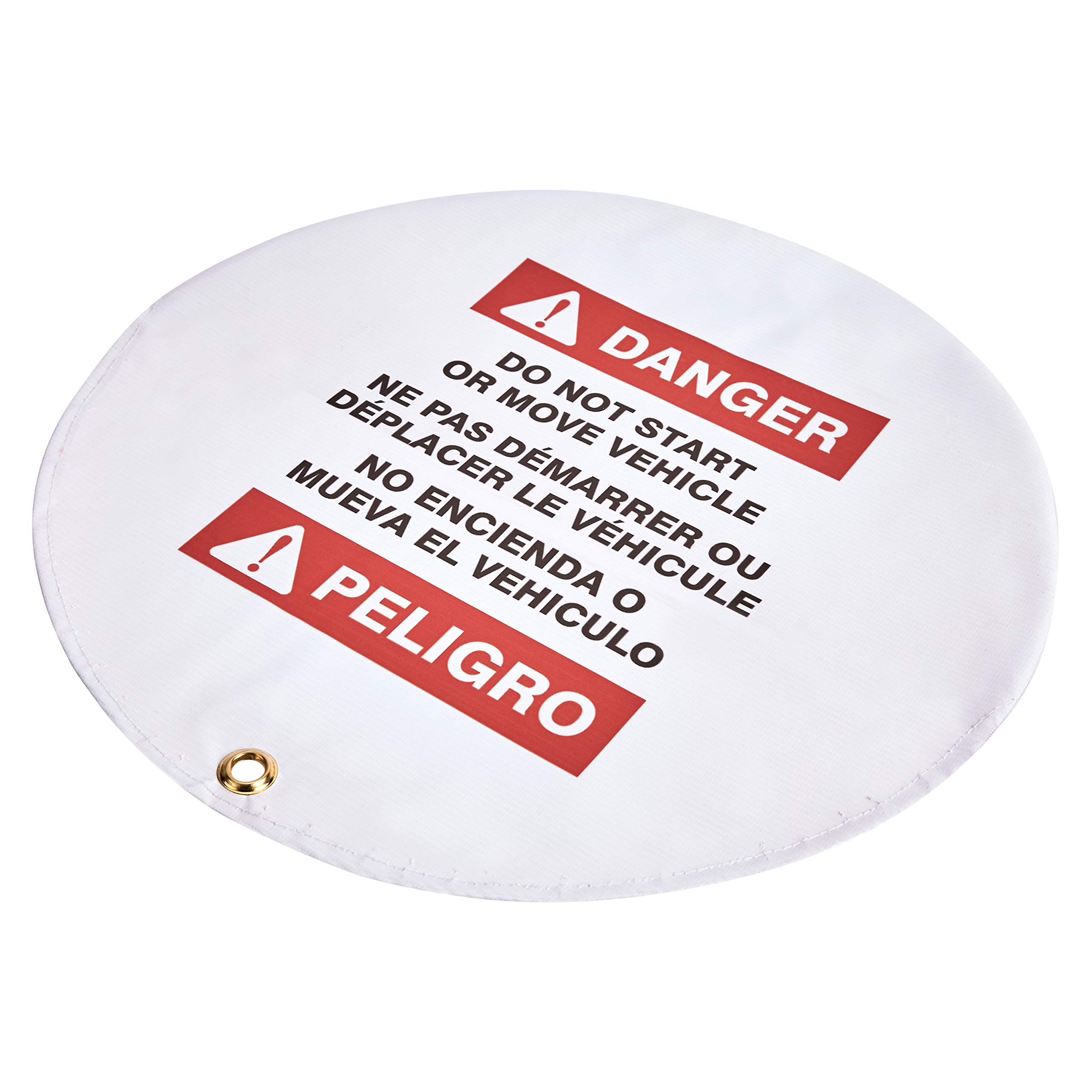 AmazonCommercial Lockout Steering Wheel Cover, 15" Diameter