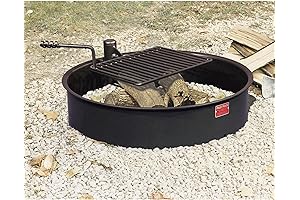 WOODSCENTS® Pilot Rock Fire Ring with Cooking Grate - 32" Diameter