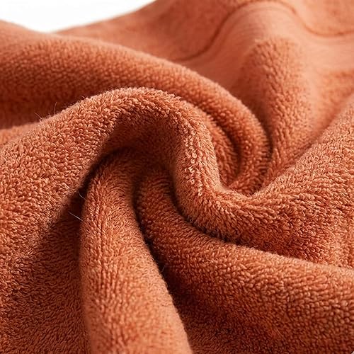 Miniatura 6 de Juego de 4 toallas de baño (27 x 54 pulgadas), toallas de secado rápido, ultra suaves, absorbentes y elegantes para mejorar tu rutina diaria. (juego