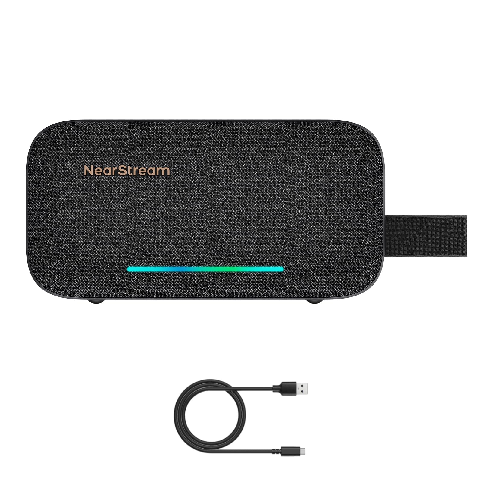 NearStream Portable Bluetooth Speaker, Wireless Speakerphone with Microphone, Powerful Sound, USB Speaker with 15H Playtime, Support Multiple Speaker Pairing for Home, Outdoors, APS10