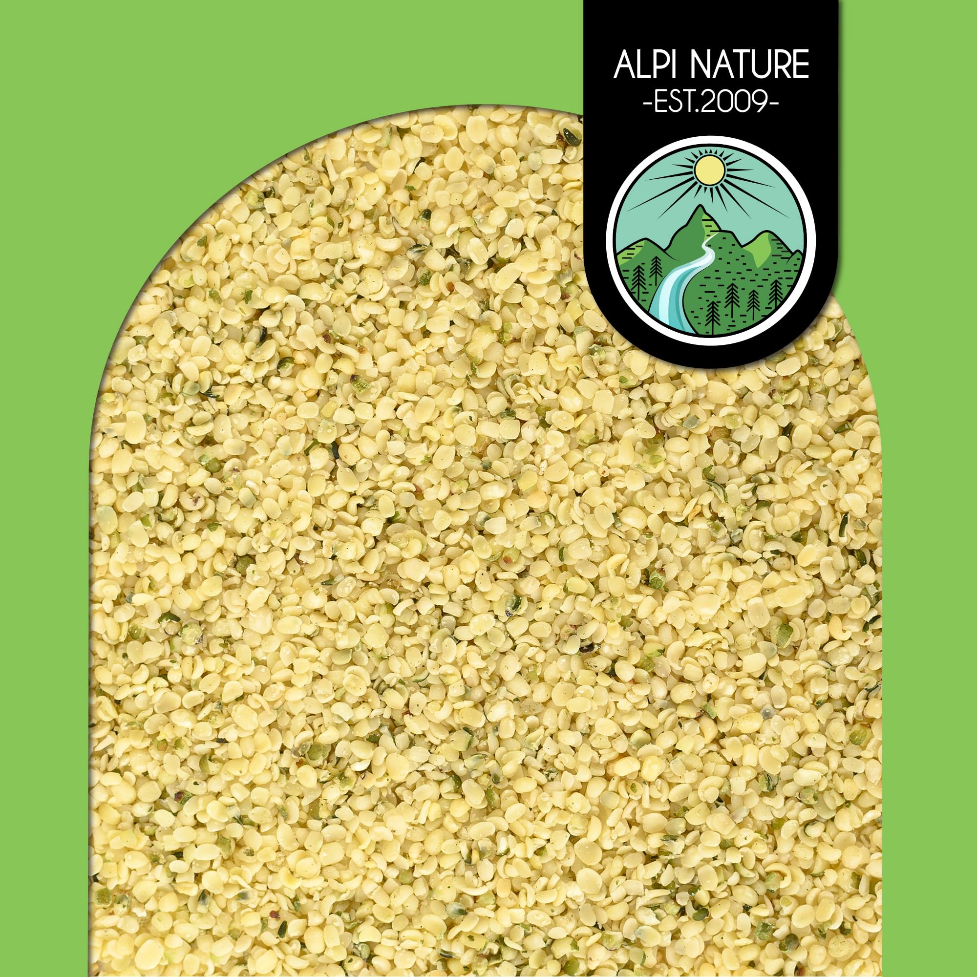 Alpi Nature Łuskane Nasiona Konopi 500g, Łuskane Nasiona Konopi, Całe Łuskane Ziarna Konopi