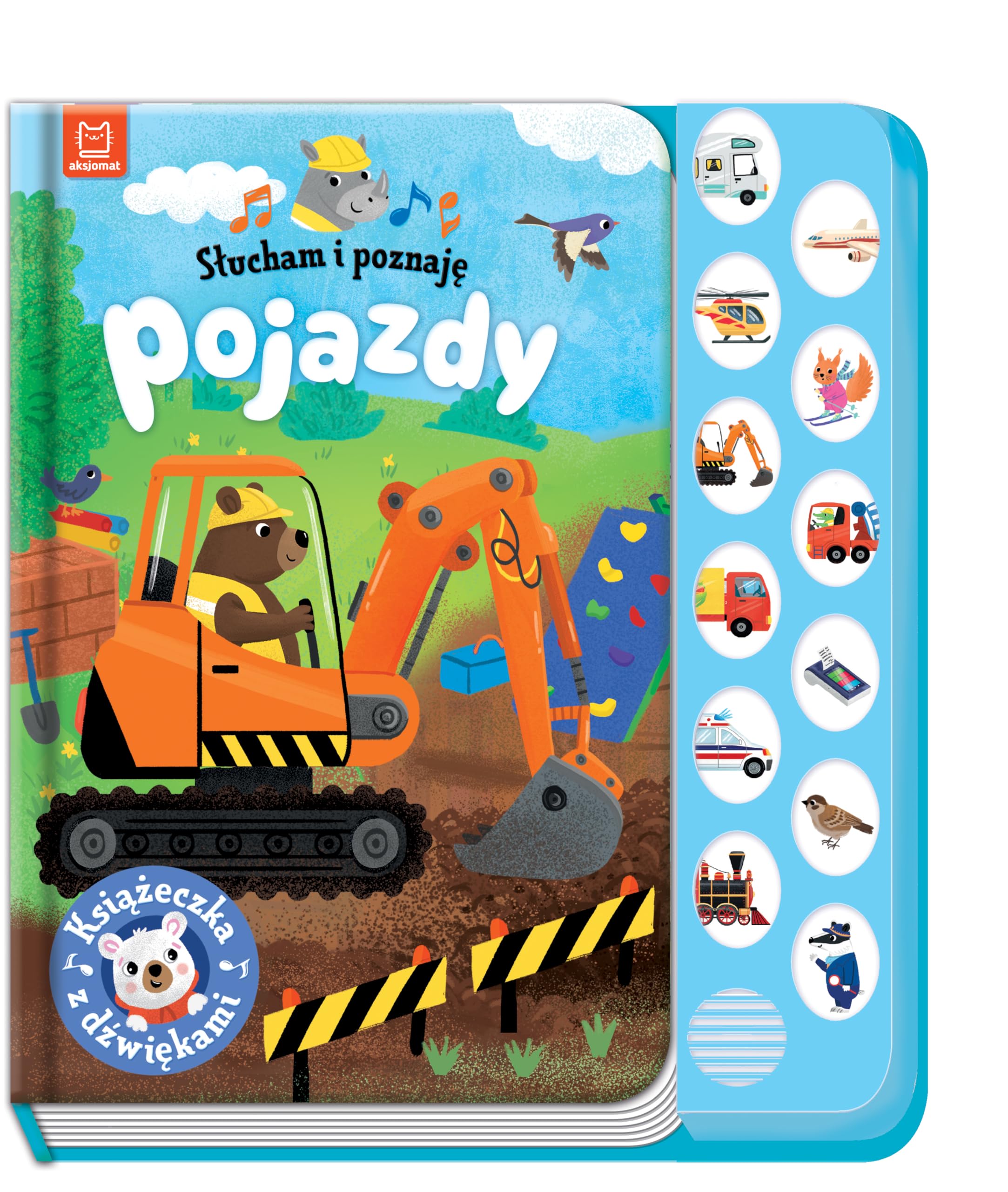 Słucham i poznaję Pojazdy Książeczka z dźwiękami