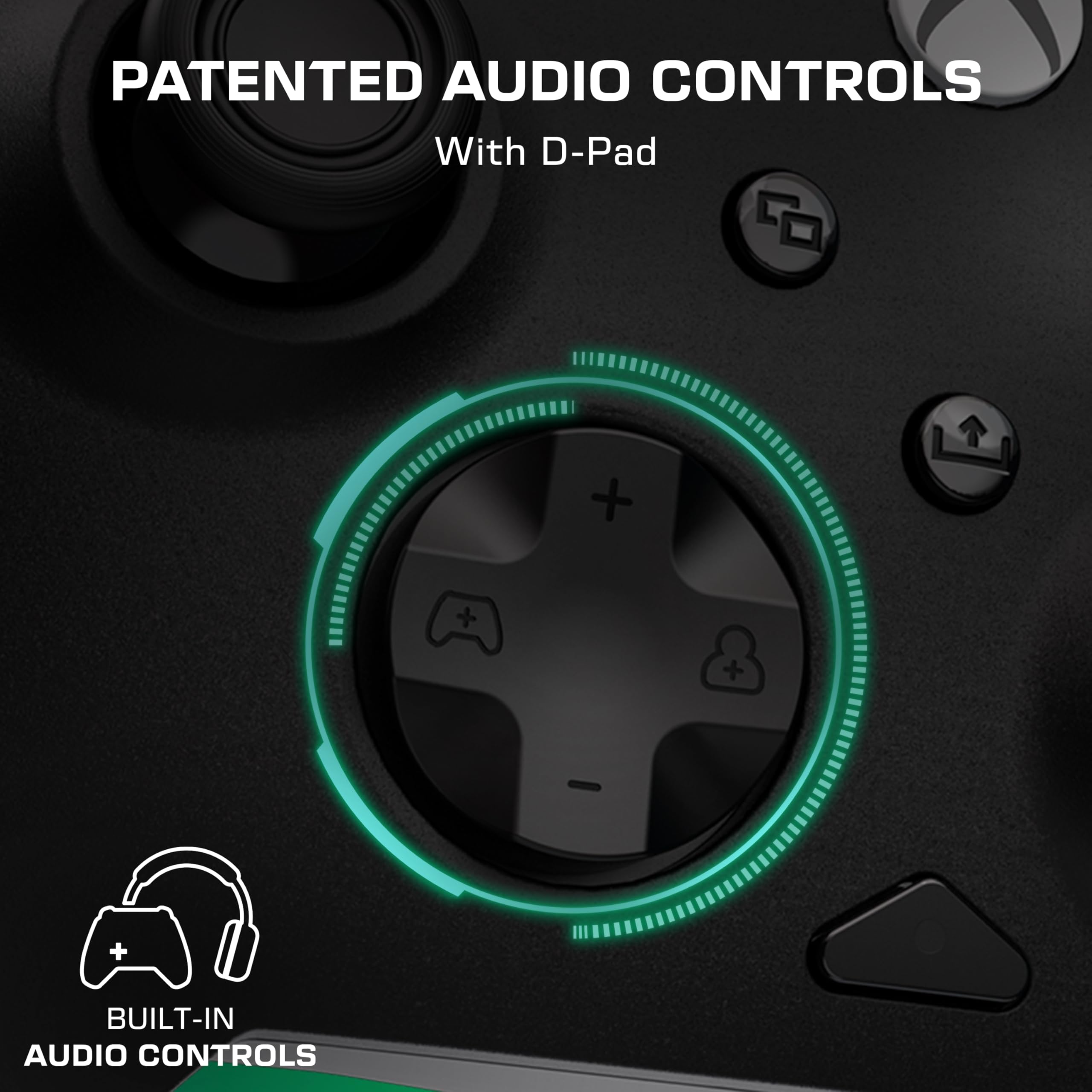 Turtle Beach Przewodowy kontroler gier Rematch Core: oficjalnie licencjonowany dla Xbox Series X|S, Xbox One i Windows 10/11 PC - pałeczki z efektem Halla, sterowanie audio, silniki Rumble i
