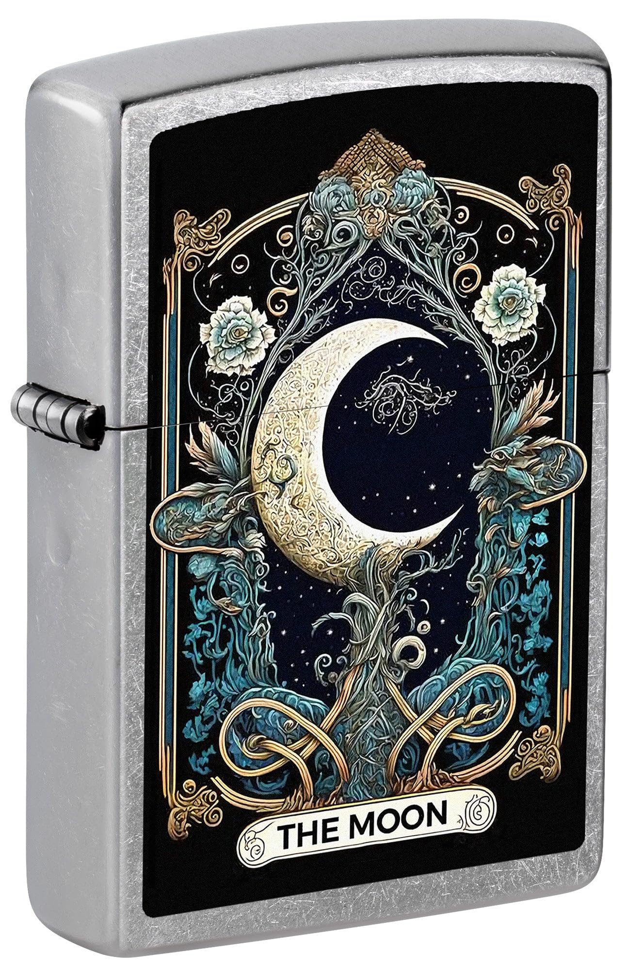 Zippo Lighter: The Moon Tarot Card - Street Chrome 81703-image-27