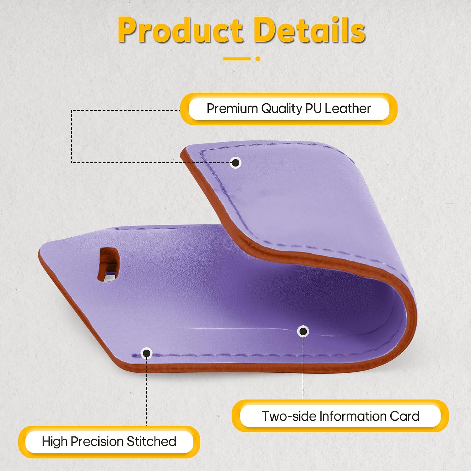 Travelambo 2 Pack Luggage Tags for Suitcases Airplane Travel Essentials image 4