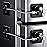 4 Pack Refrigerator Locks with Keys for Kids, Toddlers and Adults, Self Adhesive Child & Baby Proofing Fridge Latch for Double Door, French Door, Cabinets and Drawers, Oven, Windows (Patent)