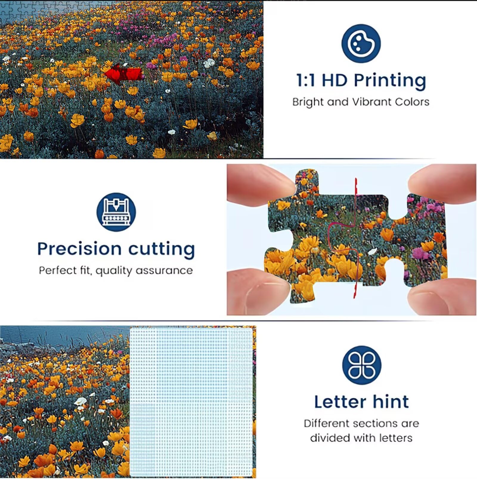 Puzzle lago Paesaggio(4), Puzzle Adulti 3000 pezzi, Puzzles Legno con Squisita Scatola di Imballaggio, Rompicapo per Esperti con Incastro Perfetto, Stampa Alta Definizione, Regalo per Adulti W3H-895