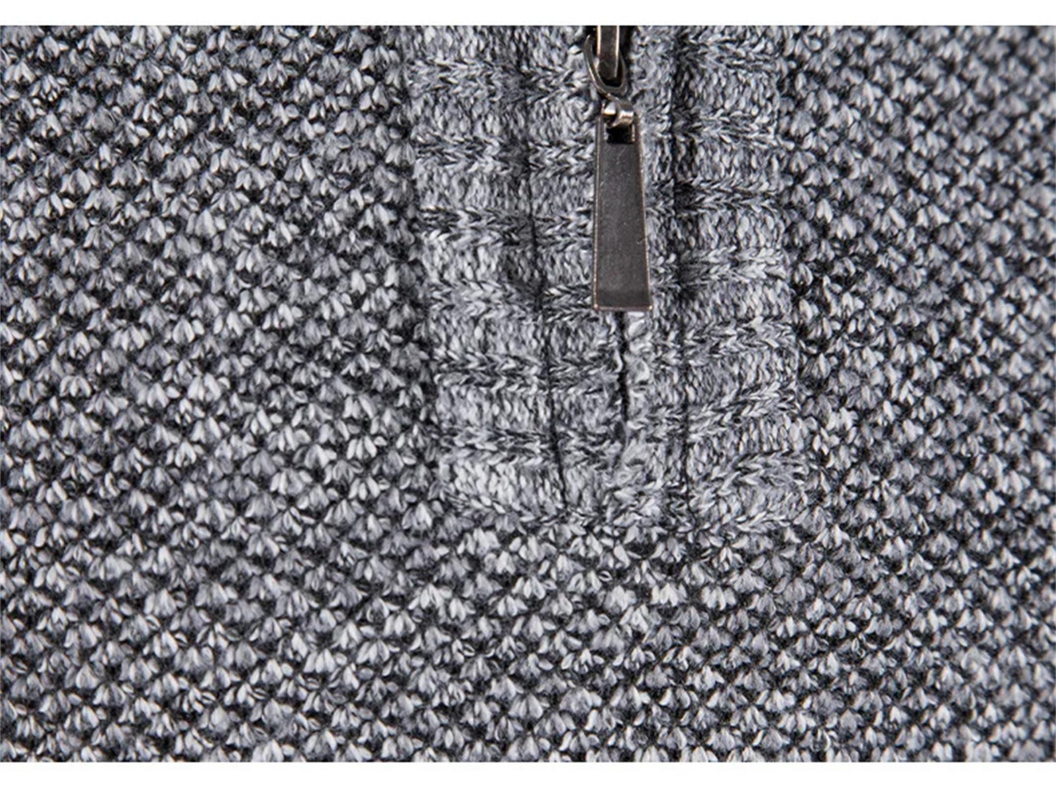 Autunno e Inverno Addensato Maglione Lavorato A Maglia Pullover Tinta Unita Cerniera Collo Alto Slim Casual Maglione per Gli Uomini
