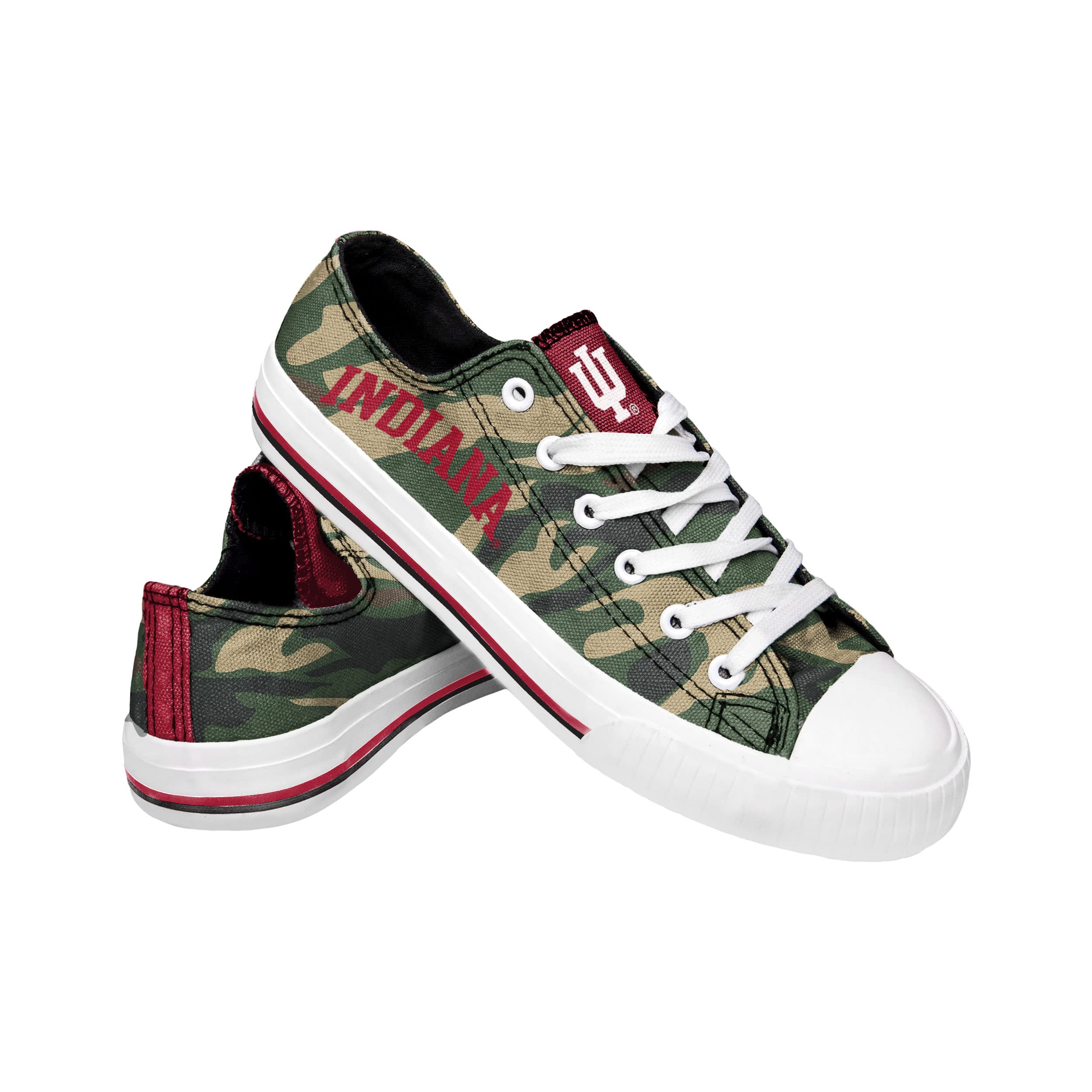 FOCO Indiana Womens Camo Low Top Canvas Shoe Size 8
