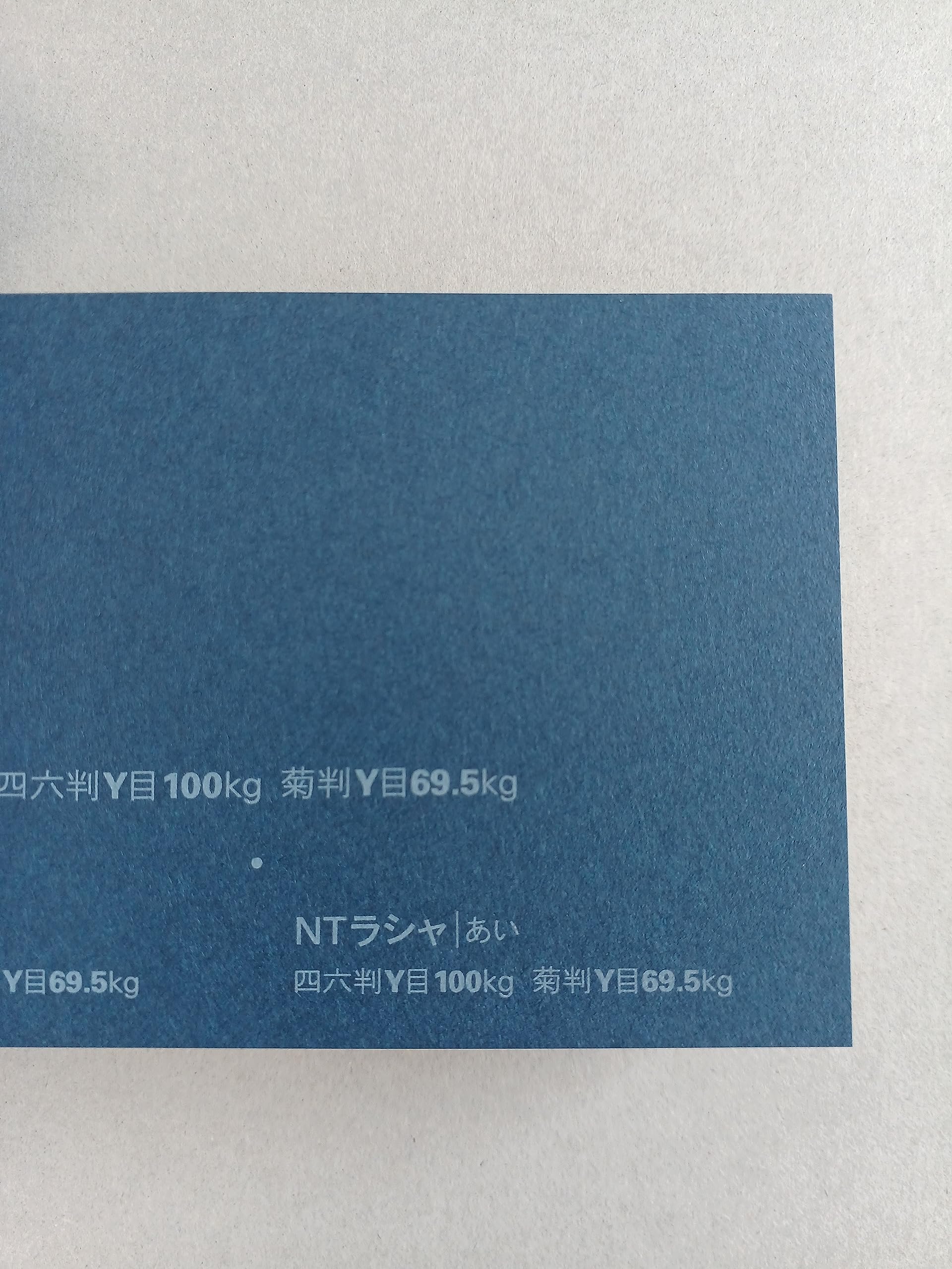 Amazon.co.jp: 大きい色画用紙 NTラシャ 100kg 1091㎜×788㎜ 5枚入り
