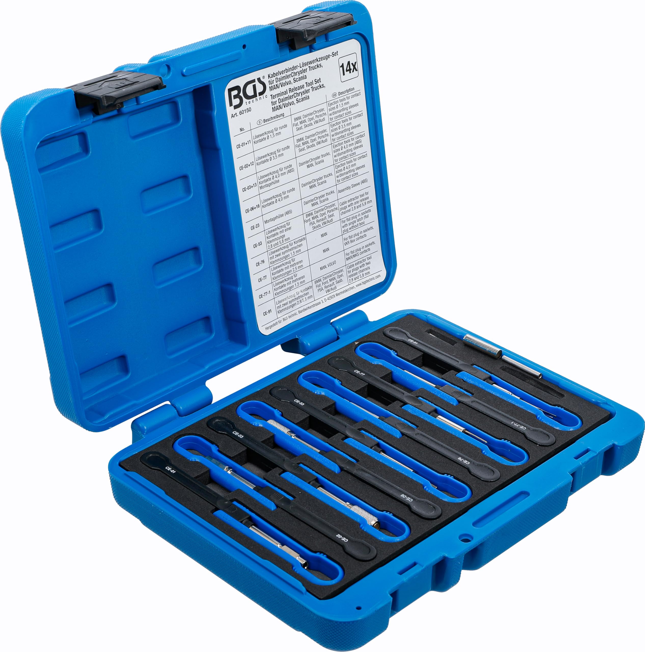 BRILLIANT TOOLS Felgenschloss-Sortiment für BMW 22tlg