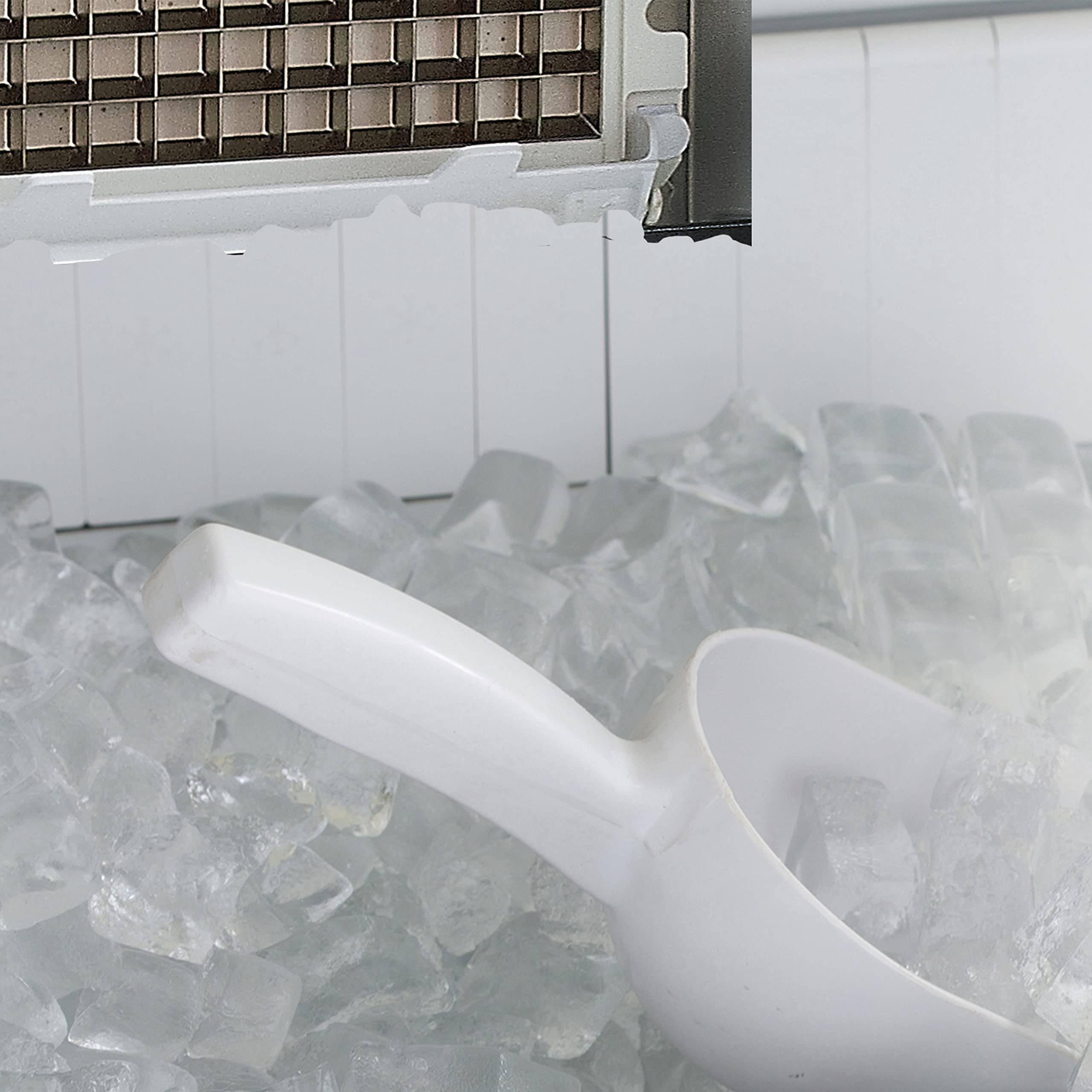 DUURA DI50VA D150V Economy, Undercounter, Self-Contained Ice Machine with Black Painted Stainless Steel Door & Cabinet on Fridge.com