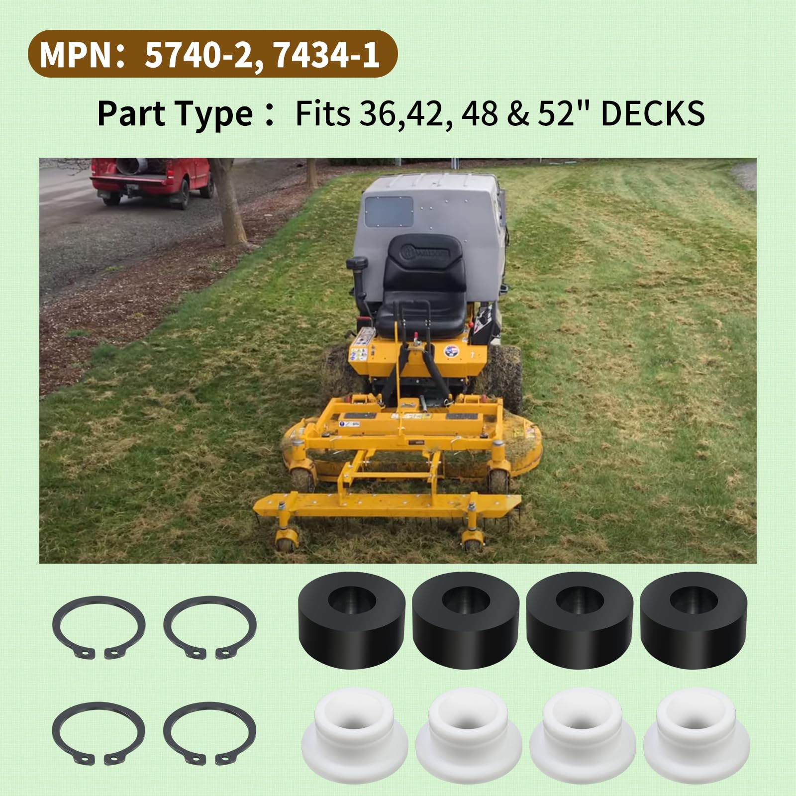 fab jarl 英語デッキパーツ Amazon.com : Vanshly，5740-2, 7434-1 Deck Tune Up Kit for Walker