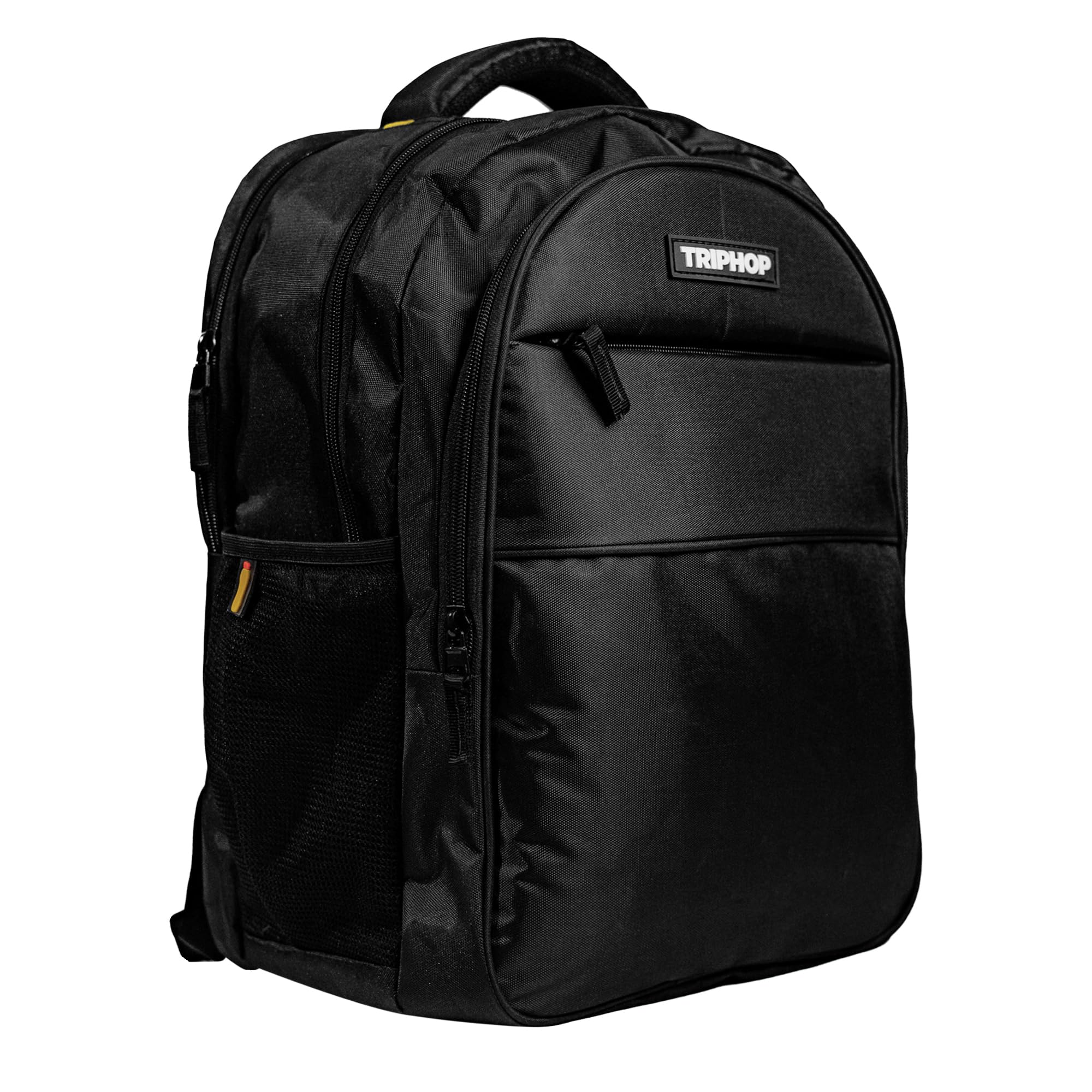 TRIPHOP Everyday Laptop Backpack with 15.6 Inch Padded Laptop Sleeve, Multi Pockets, Bottle Organizer, Padded Shoulder Straps (40L, Black)