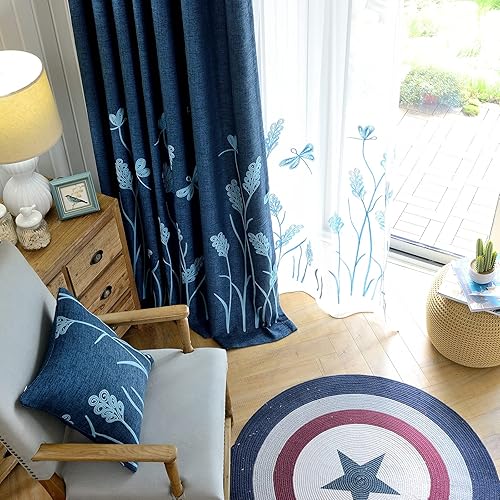 Miniatura 3 de Cortinas de lino bordadas marca Melodieux