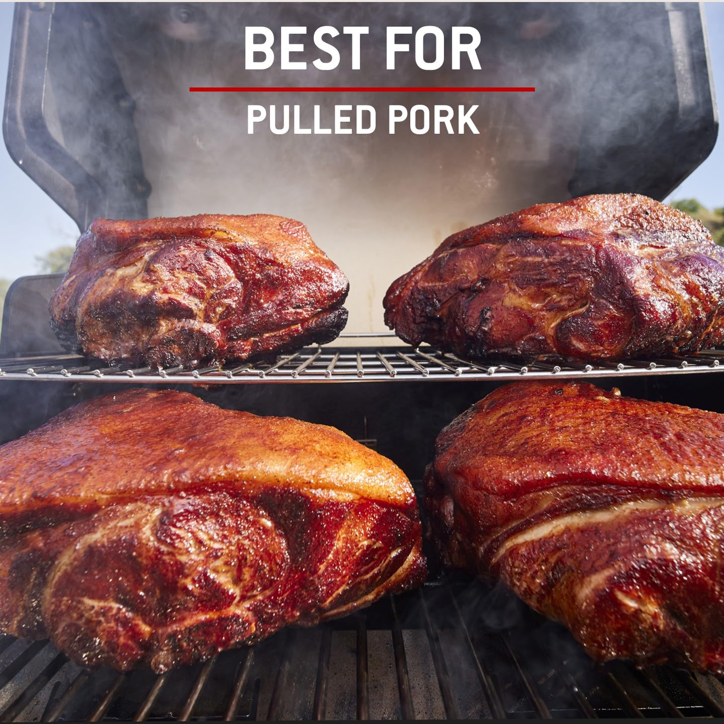Weber Holzpellets - Grillacademy Blend (8kg), perfekt zum Räuchern von Gemüse, Fisch und Allen Fleischarten, Allrounder 100% natürliche Holzpellets, FSC zertifiziertes Holz (18294)