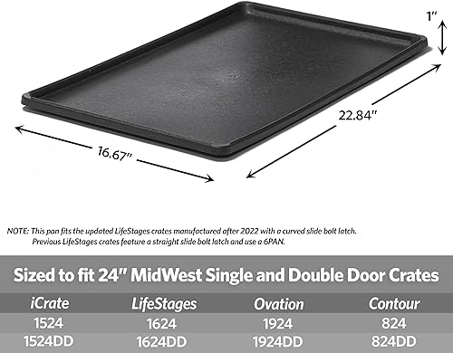 Miniatura 28 de Midwest Bandeja de repuesto para la jaula para perros, 107 cm , 42 pulgadas