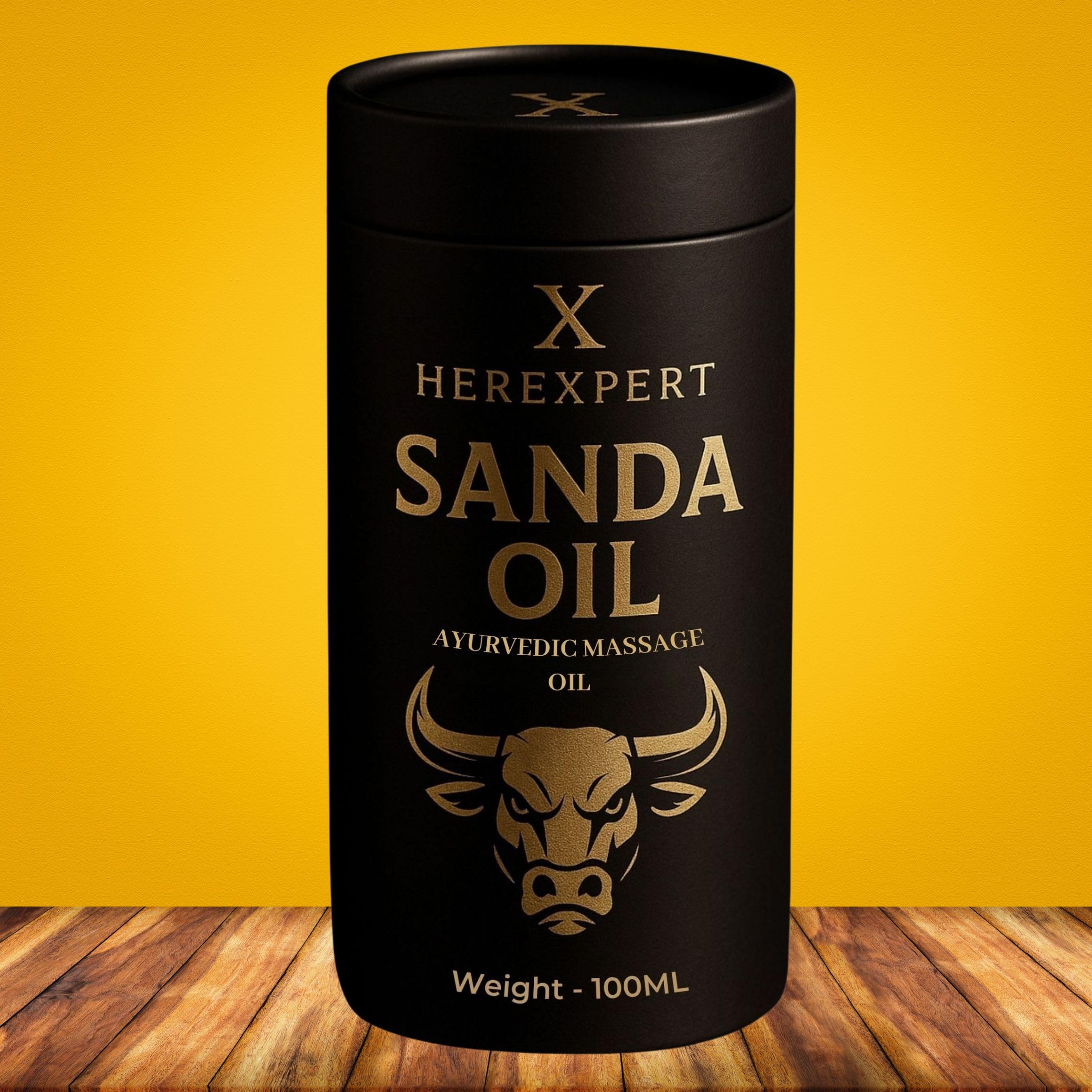 HEREXPERT Body Oil for Massage Sanda Oil | Easy to Use | Soft & Smooth Skin Feel | 100ml