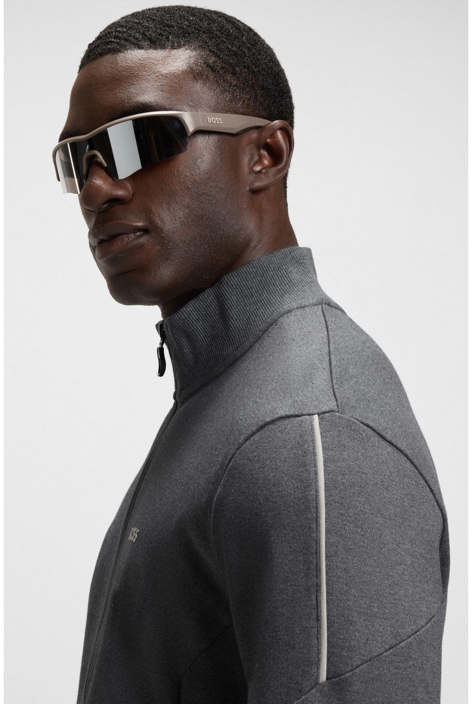 BOSS Herren Tracksuit Set AMZ IN Trainingsanzug aus Interlock-Baumwolle mit Logo-Details