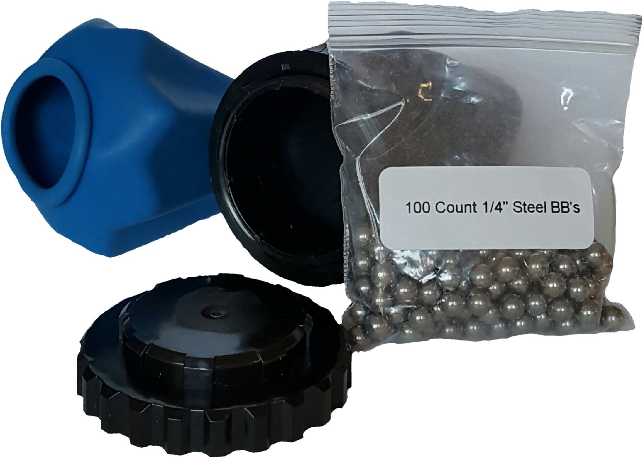 The Pocket Shot (Black) Includes 100 count 1/4" Ammo and 2 pouches - Standard and Pro Made in America!