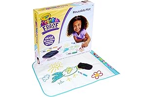 Crayola Color and Erase Mat, WashableMarkers and Travel-Friendly