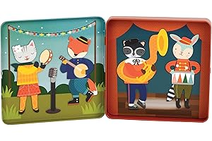 Magnetic Match Rings Board Game for Kids of All Ages