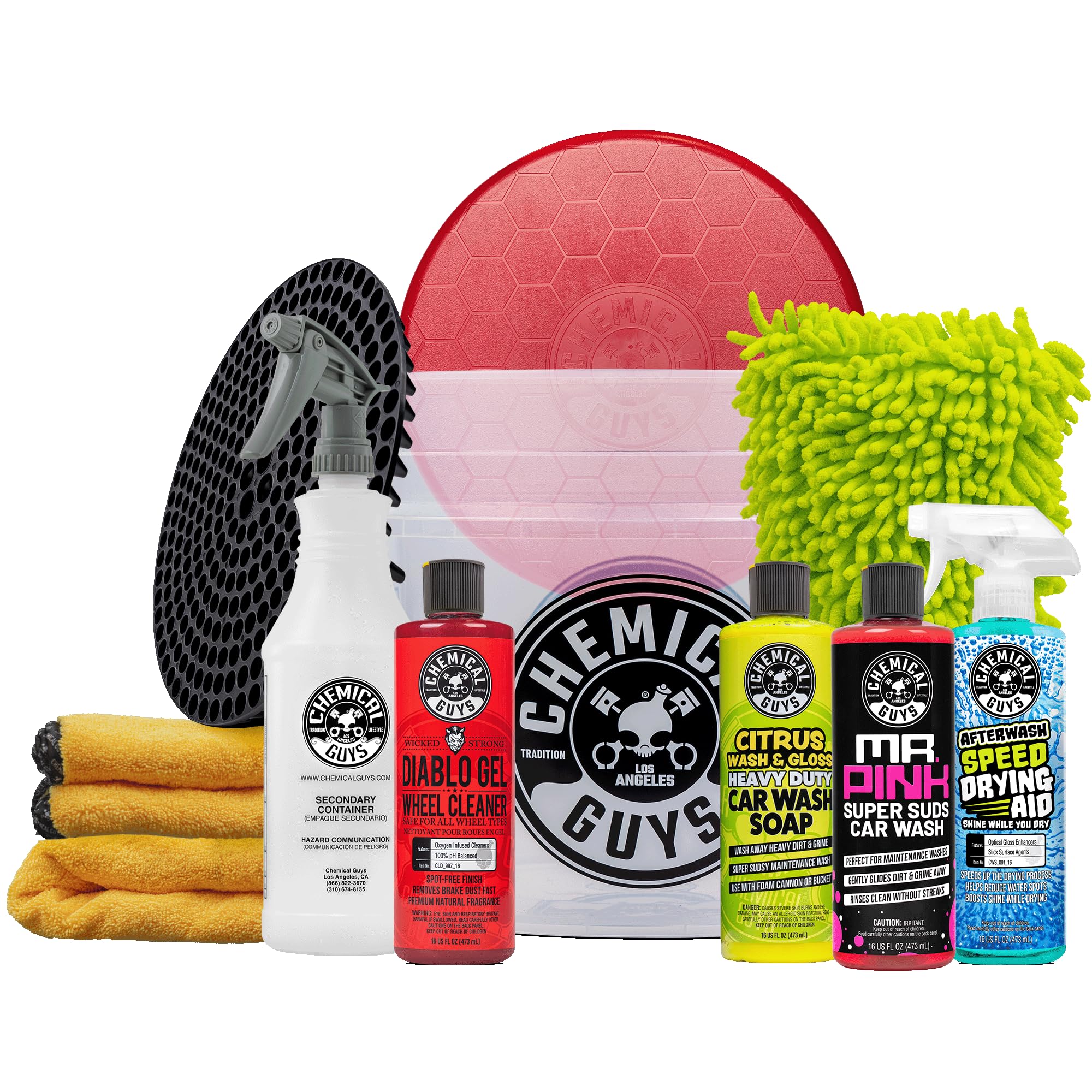 Amazon.com: Chemical Guys Best Car Wash Bucket Kit for Two-Bucket