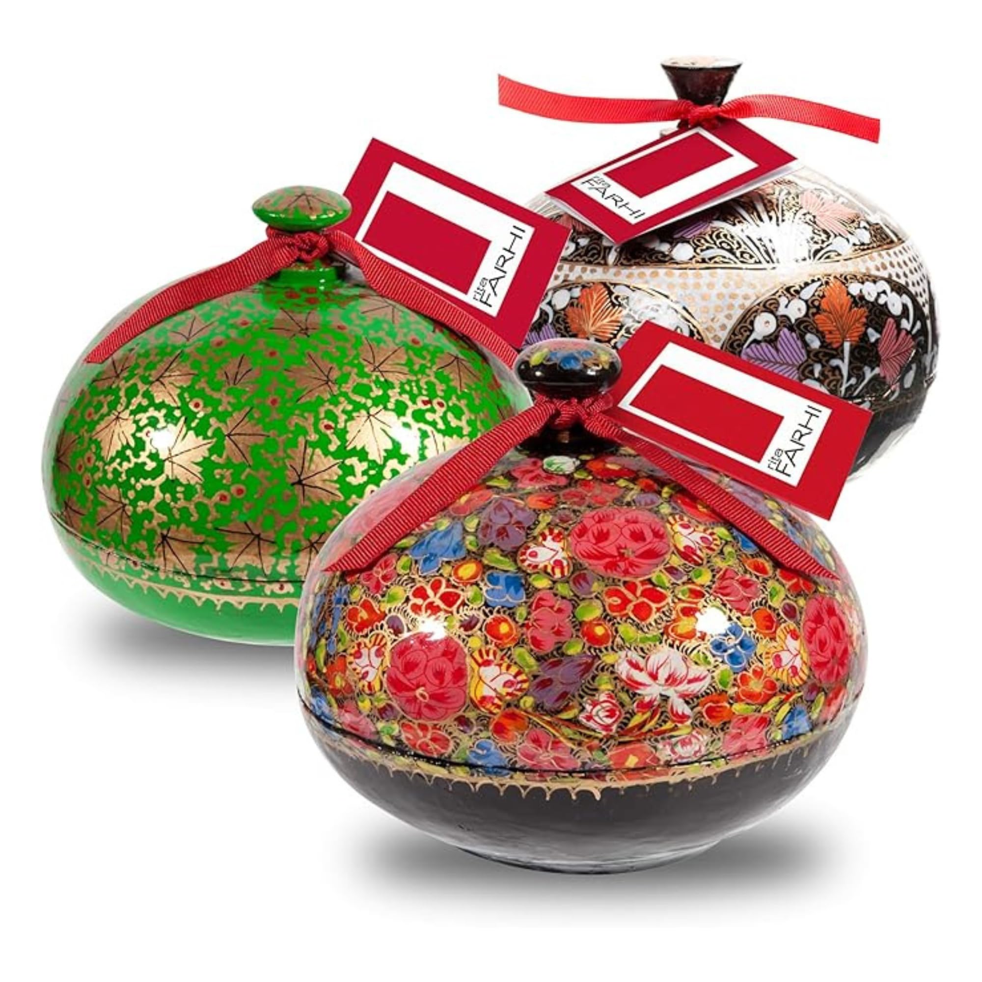 Milk, Dark & White Chocolate Covered Almonds Handmade Bonbonnière 130g – Luxury Chocolate Gift Box, Palm Oil Free