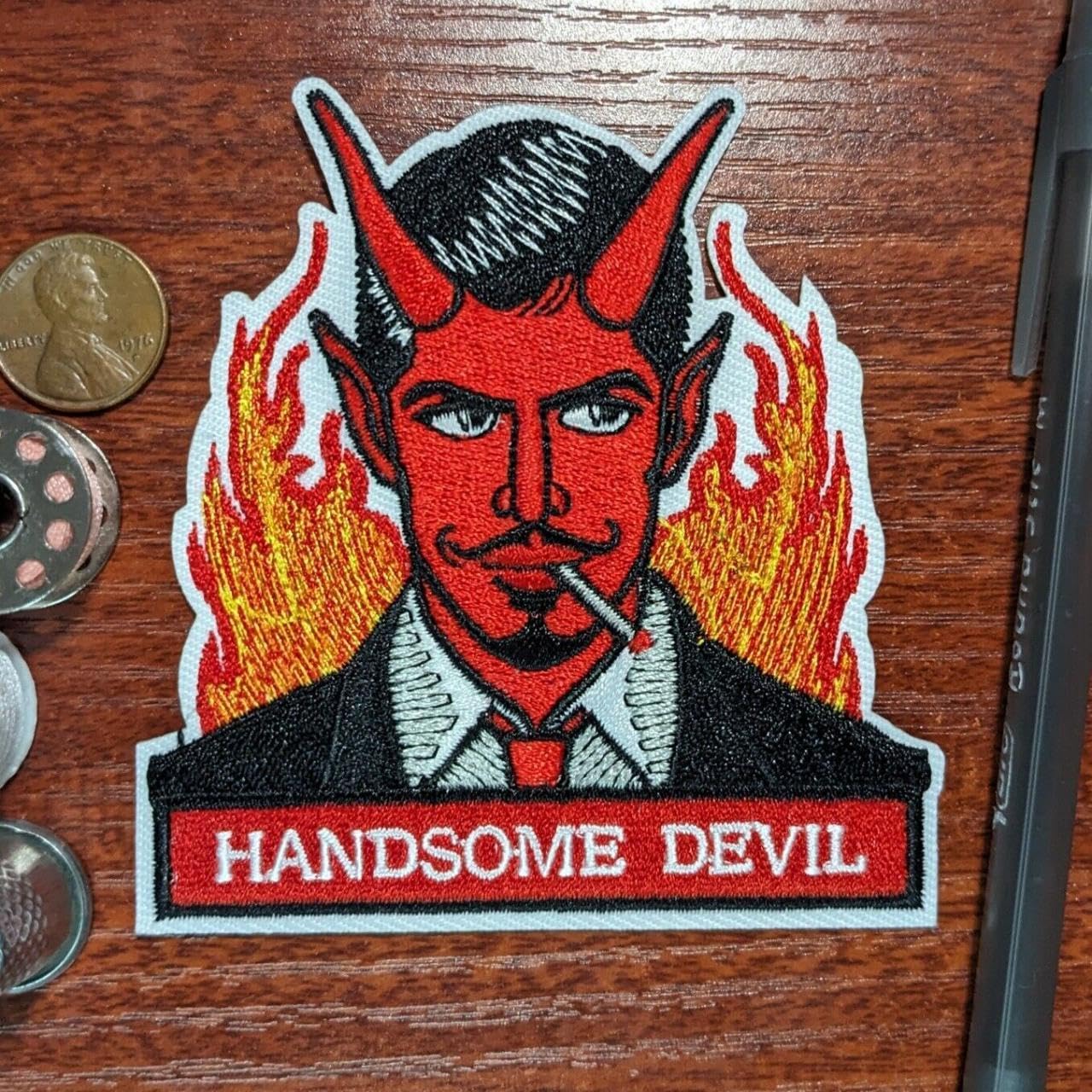 Amazon.com: Handsome Devil Patch | Satan Lucifer Devilish Dandy