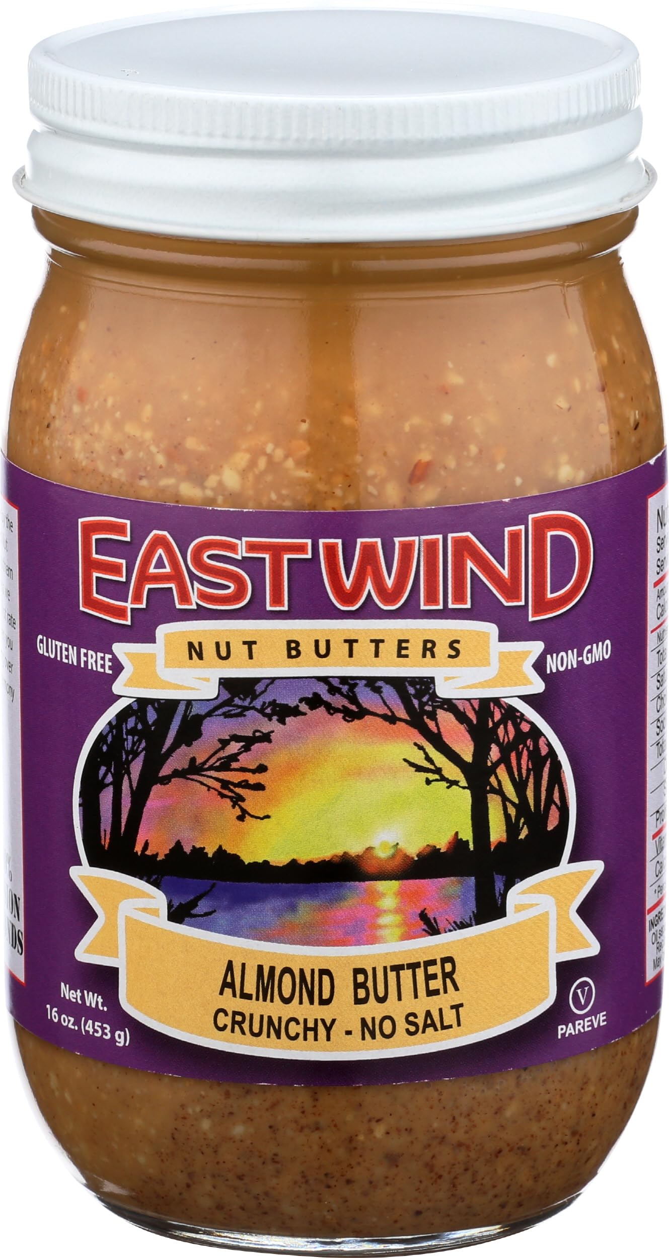 EAST WIND Nut Butter Almond Crunchy, 16 Ounce