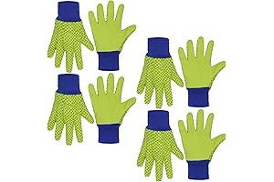 HANDLANDY Kids Gardening Gloves (Small, 4-Pack) Perfect Fit for Ages 5-7
