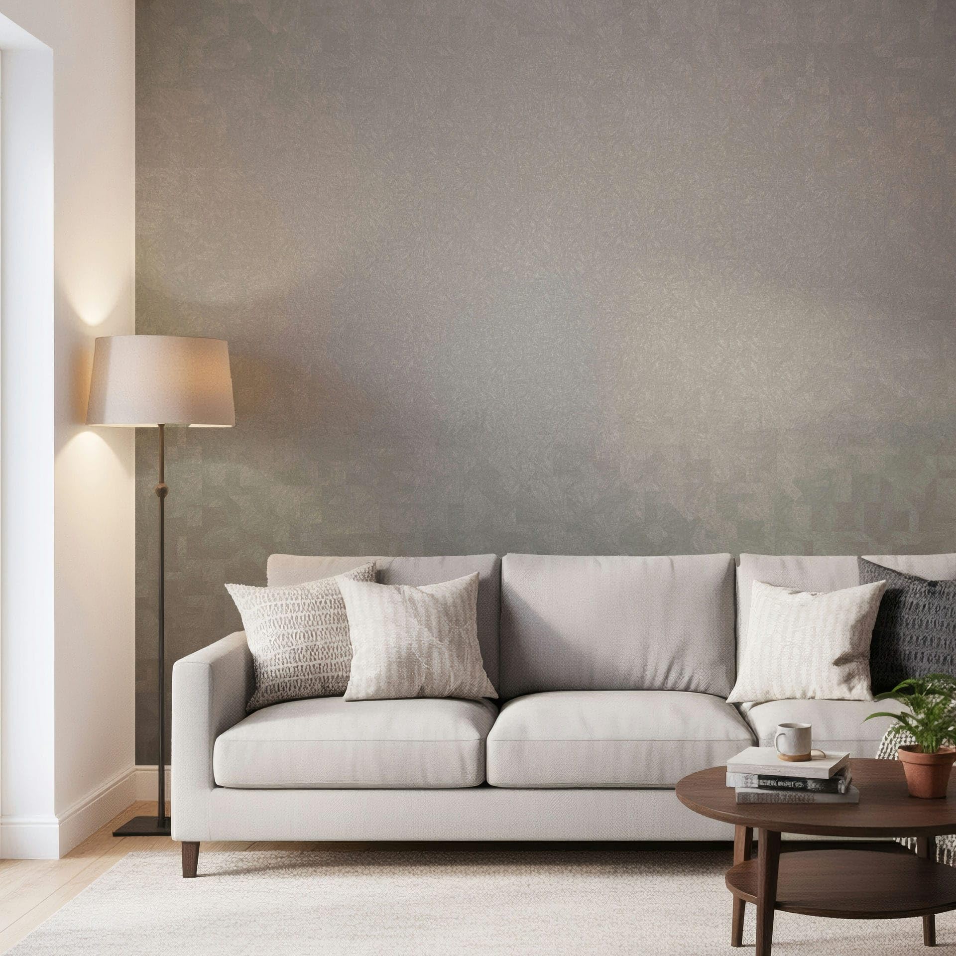 Papier peint salon gris marburg rouleau géométrique 10m pour décoration chambre moderne