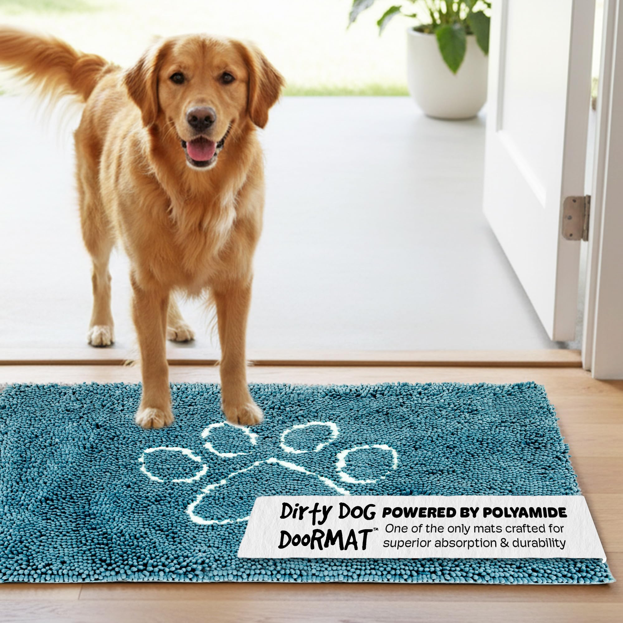 Amazon.com: Dog Gone Smart Dirty Dog Doormat - Fast Drying Rug