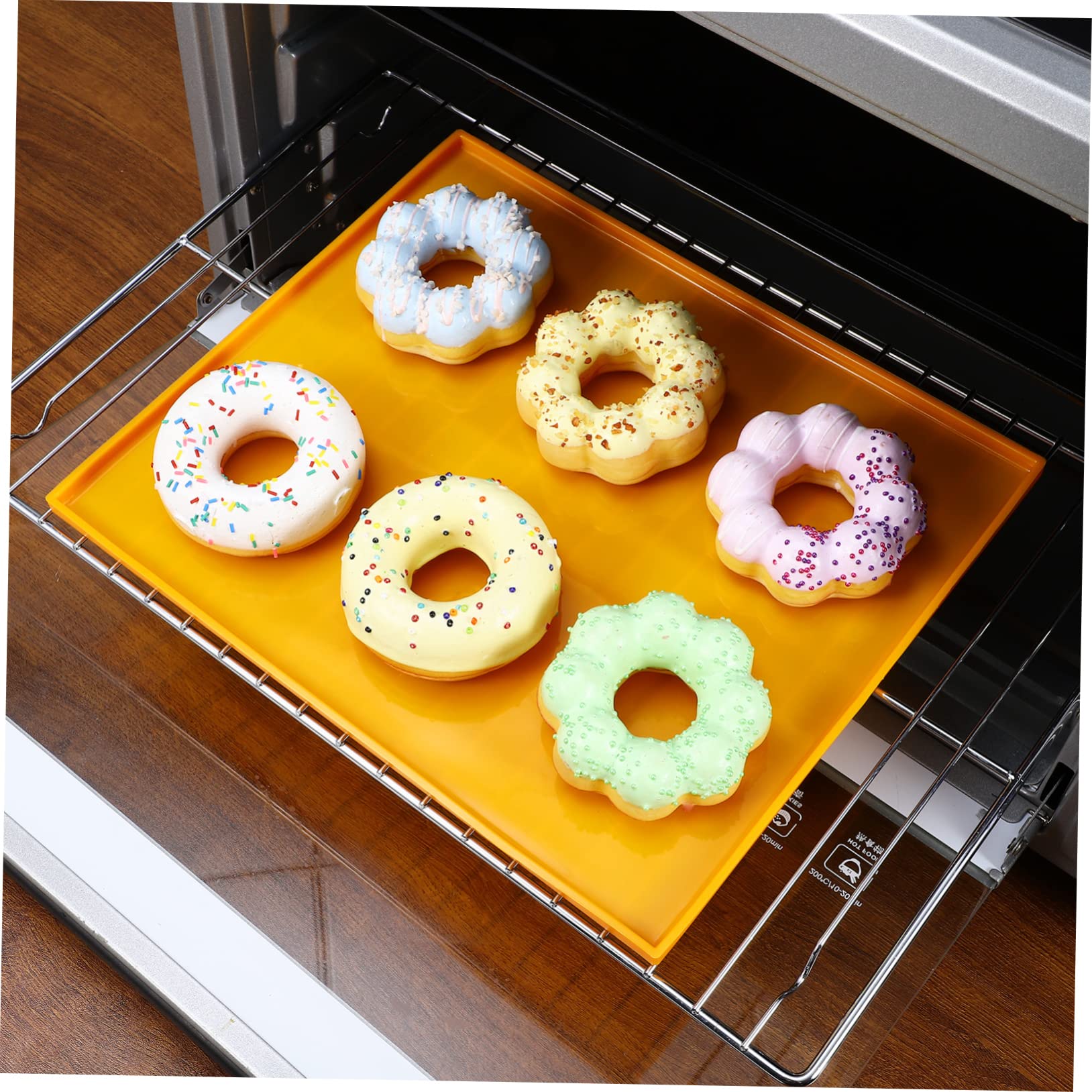 Wiederverwendbare Silikon Backmatte mit Spatel Antihaft Hitzebeständig von 50°c bis 250°c für Backofen und Küche