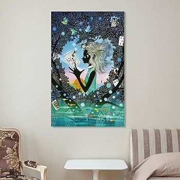 Amazon.co.jp: 藤城清治 アリスのハート 絵画 ポスター 工芸品の