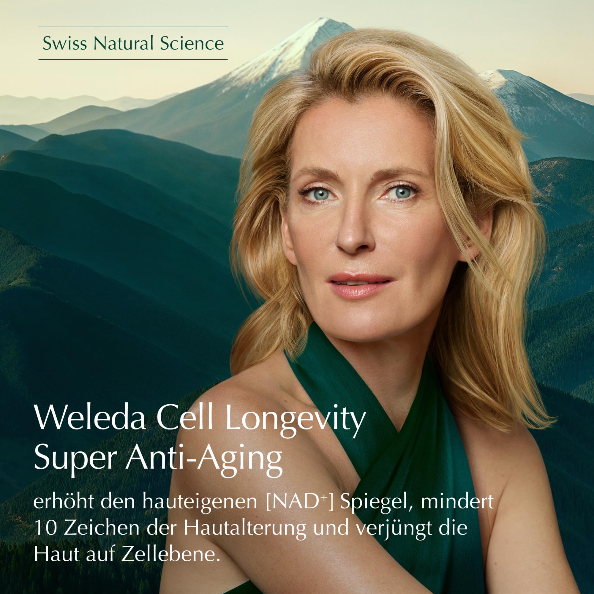 WELEDA Cell Longevity Super Anti-Aging Liquid Youth Double Serum - Gesichtspflege Serum mit [NAD⁺] Booster & [Retino-Cell] mindert die 10 Zeichen der Hautalterung (Naturkosmetik, vegan, 50ml)