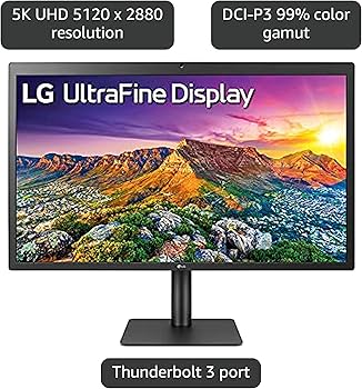ディスプレイ・モニター本体 LG UltraFine 5K Display 27MD5KL Amazon.com: LG Monitor 27MD5KL-B Ultrafine 27