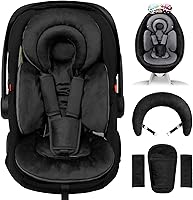 Vista 12 de Inserto de asiento de automóvil infantil con cojín extra para prematuro a niño, inserto reversible para asiento de automóvil recién nacido