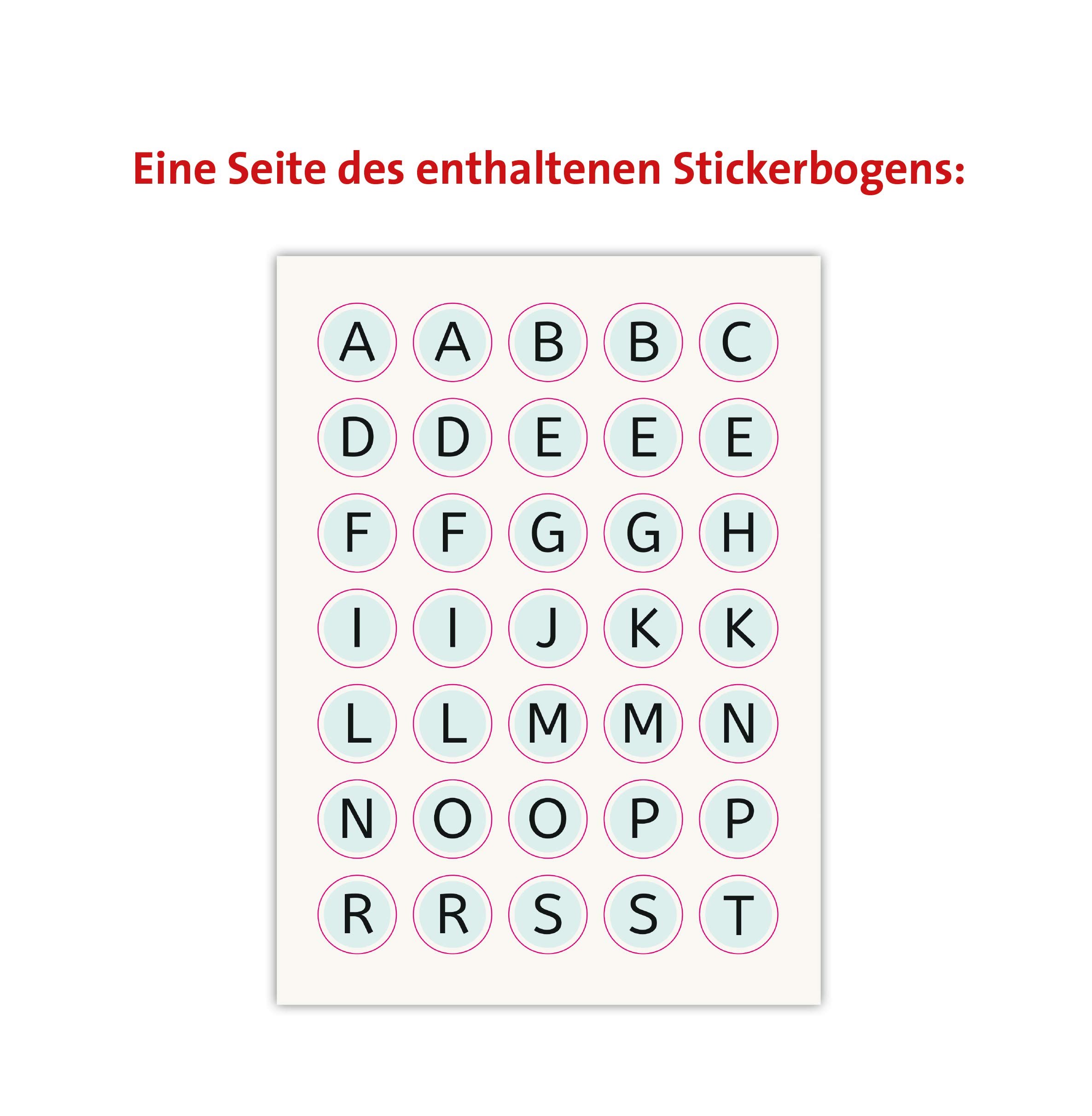Buchstaben-Sticker-Rätsel ab 5 Jahren (Lernen Lachen Selbermachen)