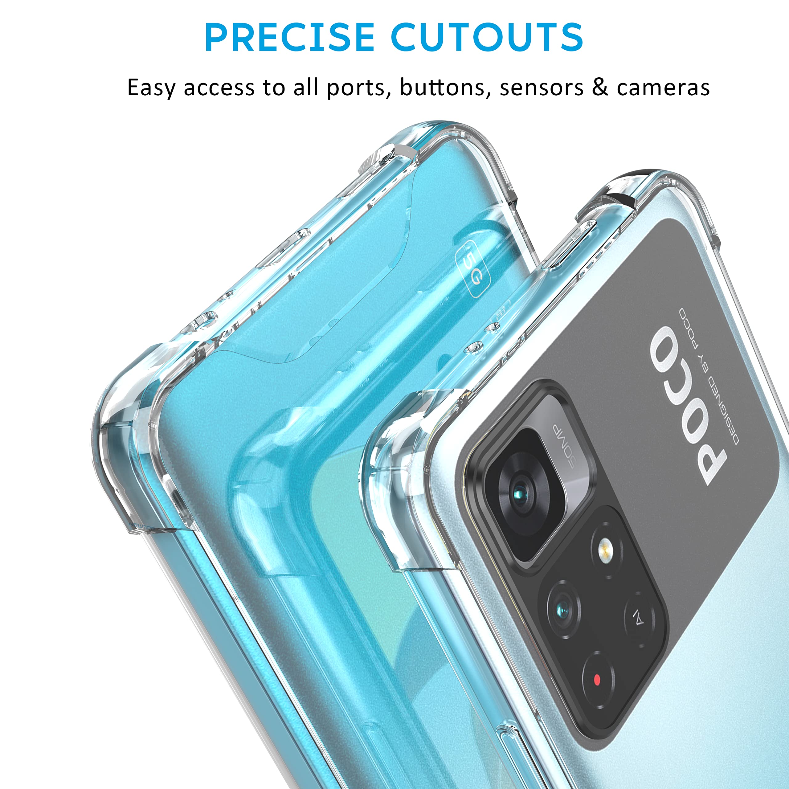 Cover Xiaomi Redmi Note 10 / 10s Morbida Angoli Rinforzati Akashi Trasparente Altcxiaredn10ag - Foto 7