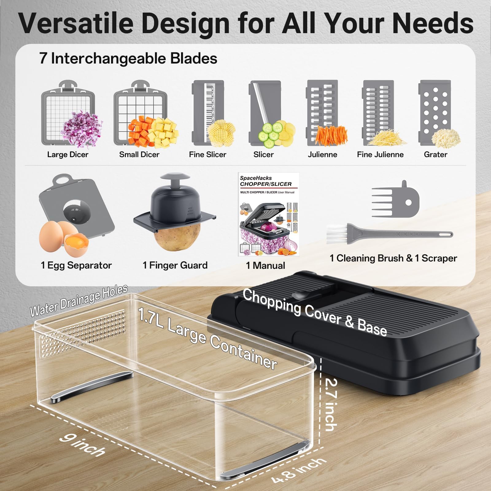 12-in-1 Vegetable Chopper - Save Time & Prep! -2 12-in-1 Vegetable Chopper - Save Time & Prep! -2