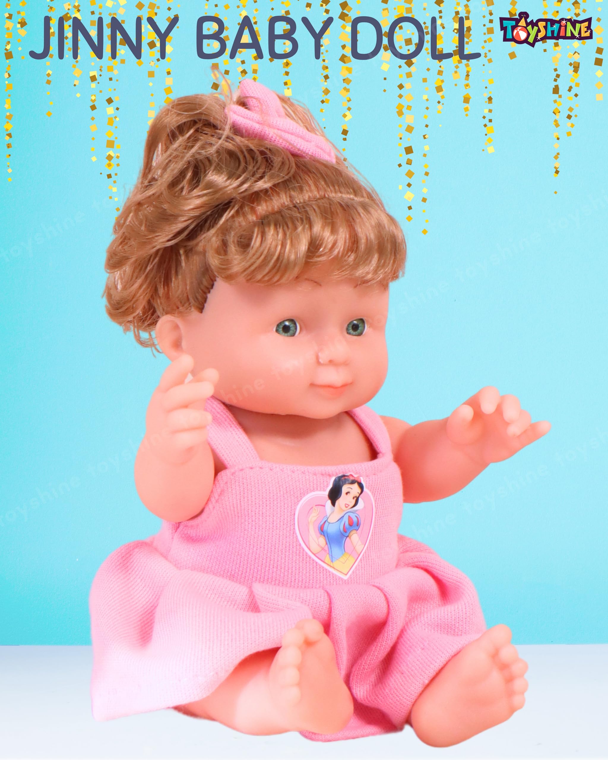 Toyshine 8 inches Realistic Jinny Baby Doll Girl, Color May Vary - Image 2 thumbnail