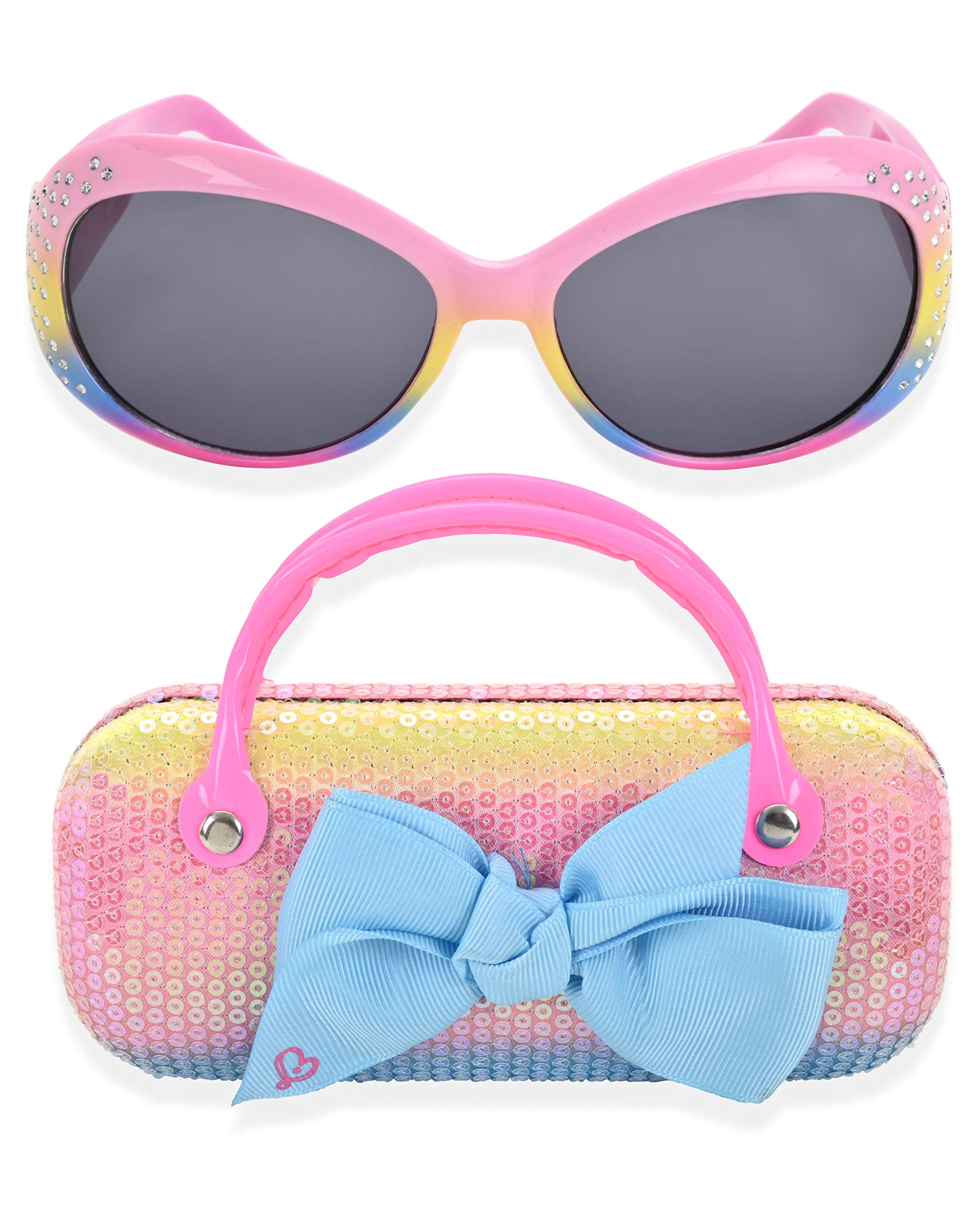 Jojo SiwaKids Sunglasses with Matching Glasses Case and UV Protection