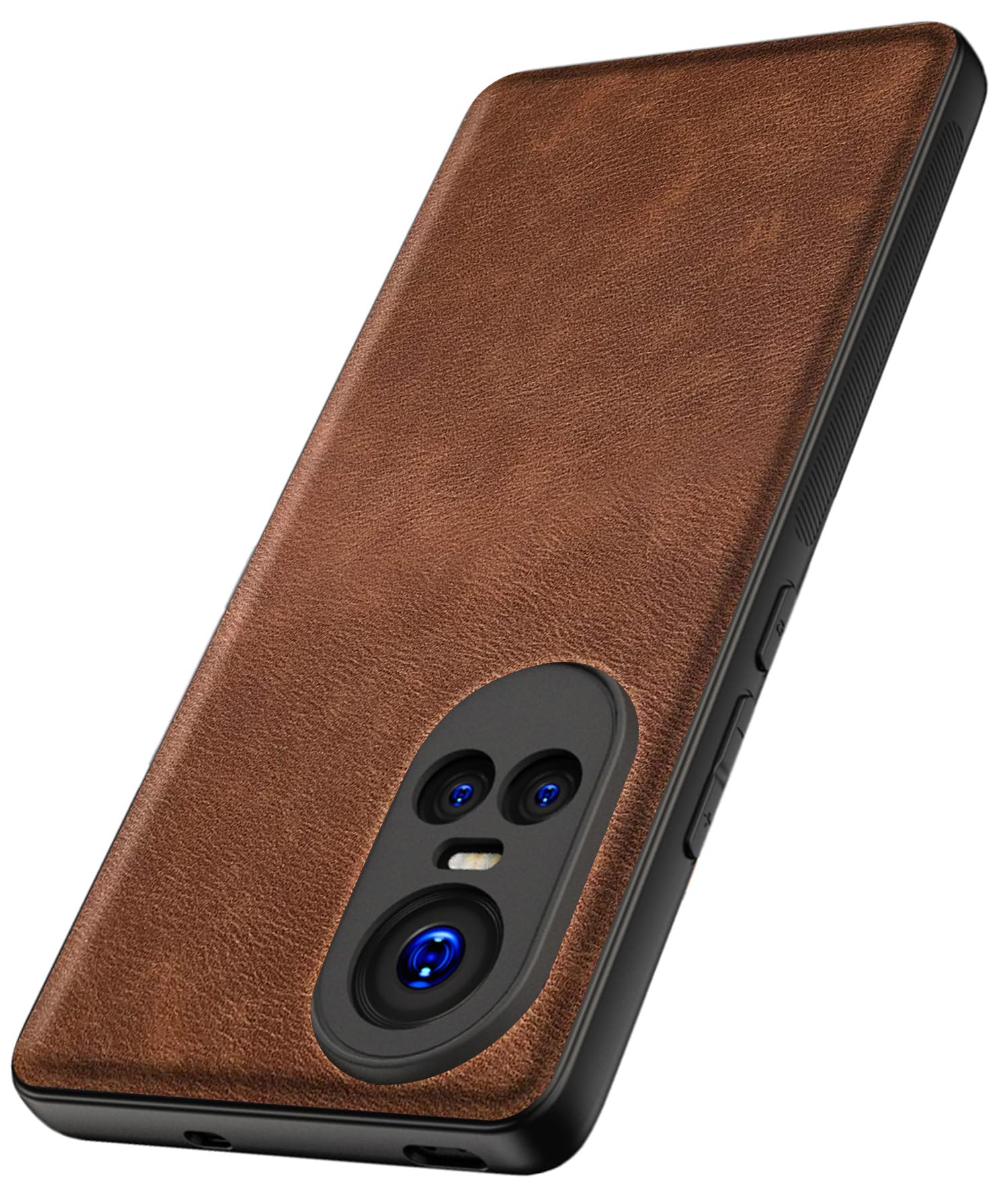Kapa Tux Leather Back Cover for Oppo Reno 10 / Reno 10 PRO | Slim Shockproof Camera Protection Bumper Case (Brown) (B0CQM4P68B) Amazon Price History, Amazon Price Tracker