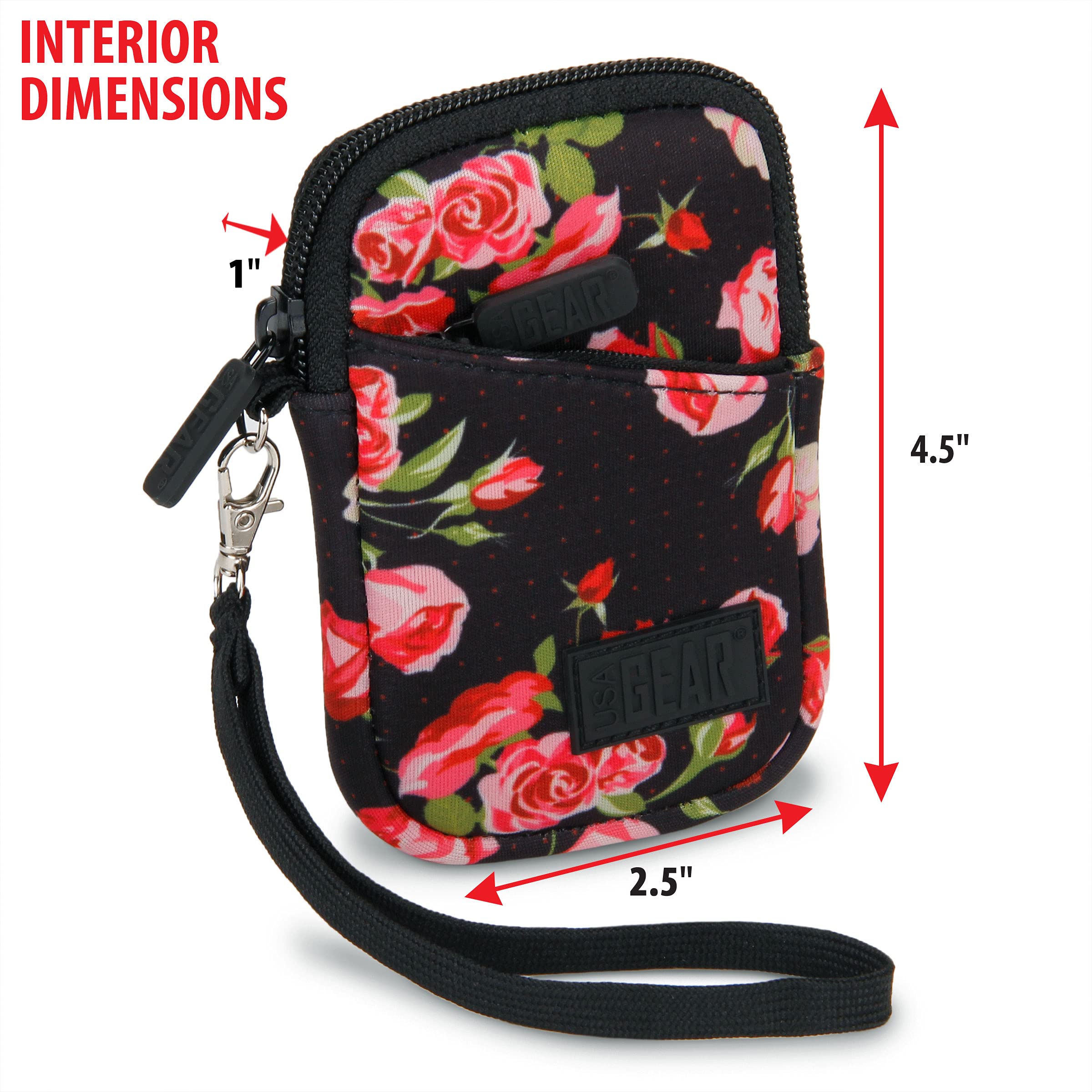 Image secondaire de USA Gear Housse Sacoche Appareil Photo Compact Numérique, Etui Rembourré en Néoprène Résistant, Protection Robuste et Durable -